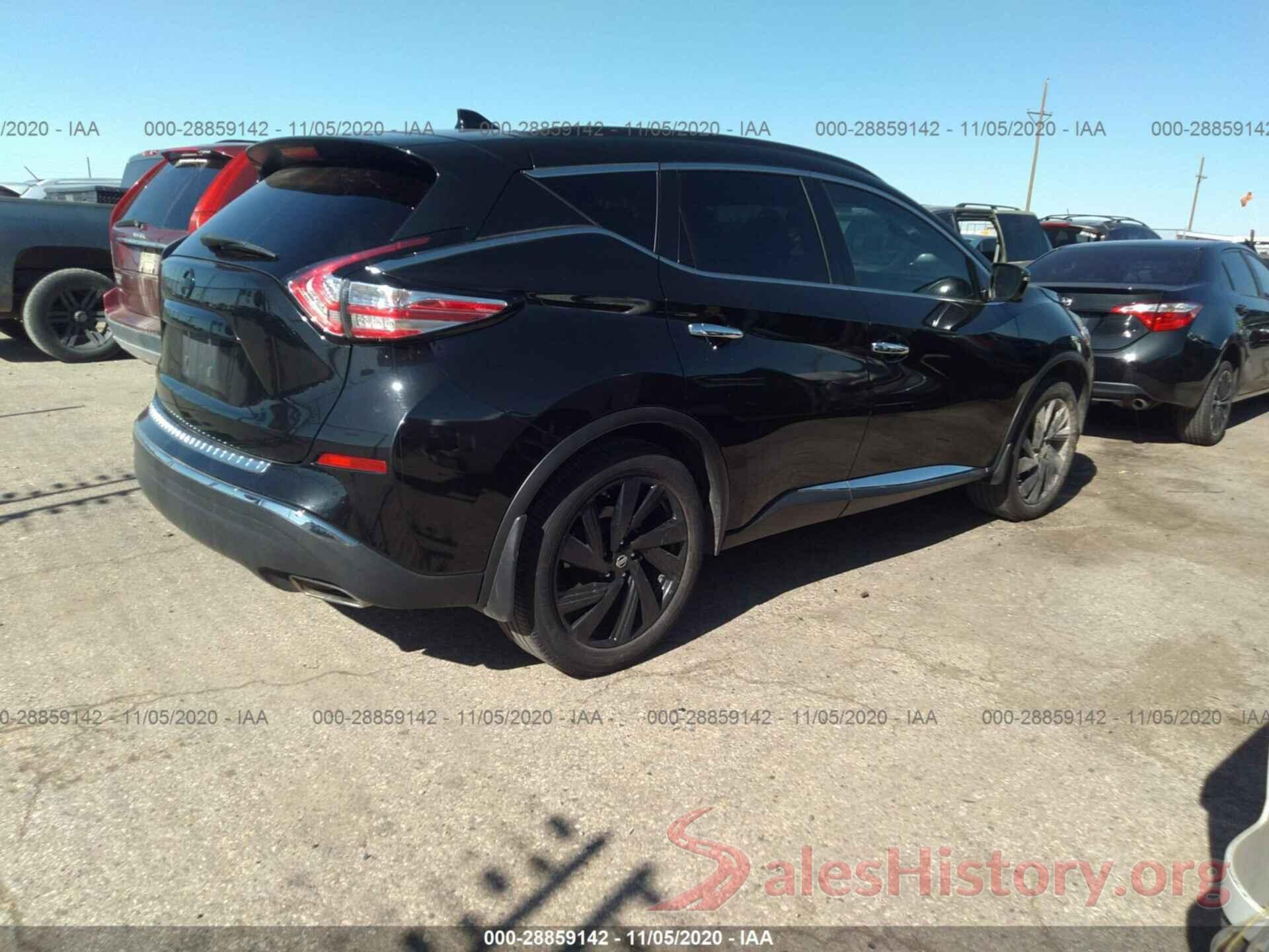 5N1AZ2MH3HN146425 2017 NISSAN MURANO