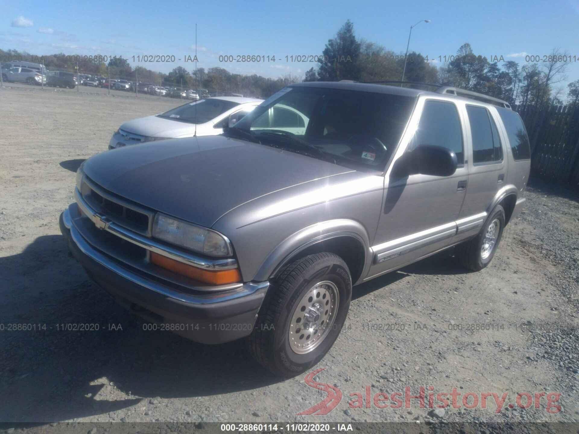 1GNDT13W712215421 2001 CHEVROLET BLAZER