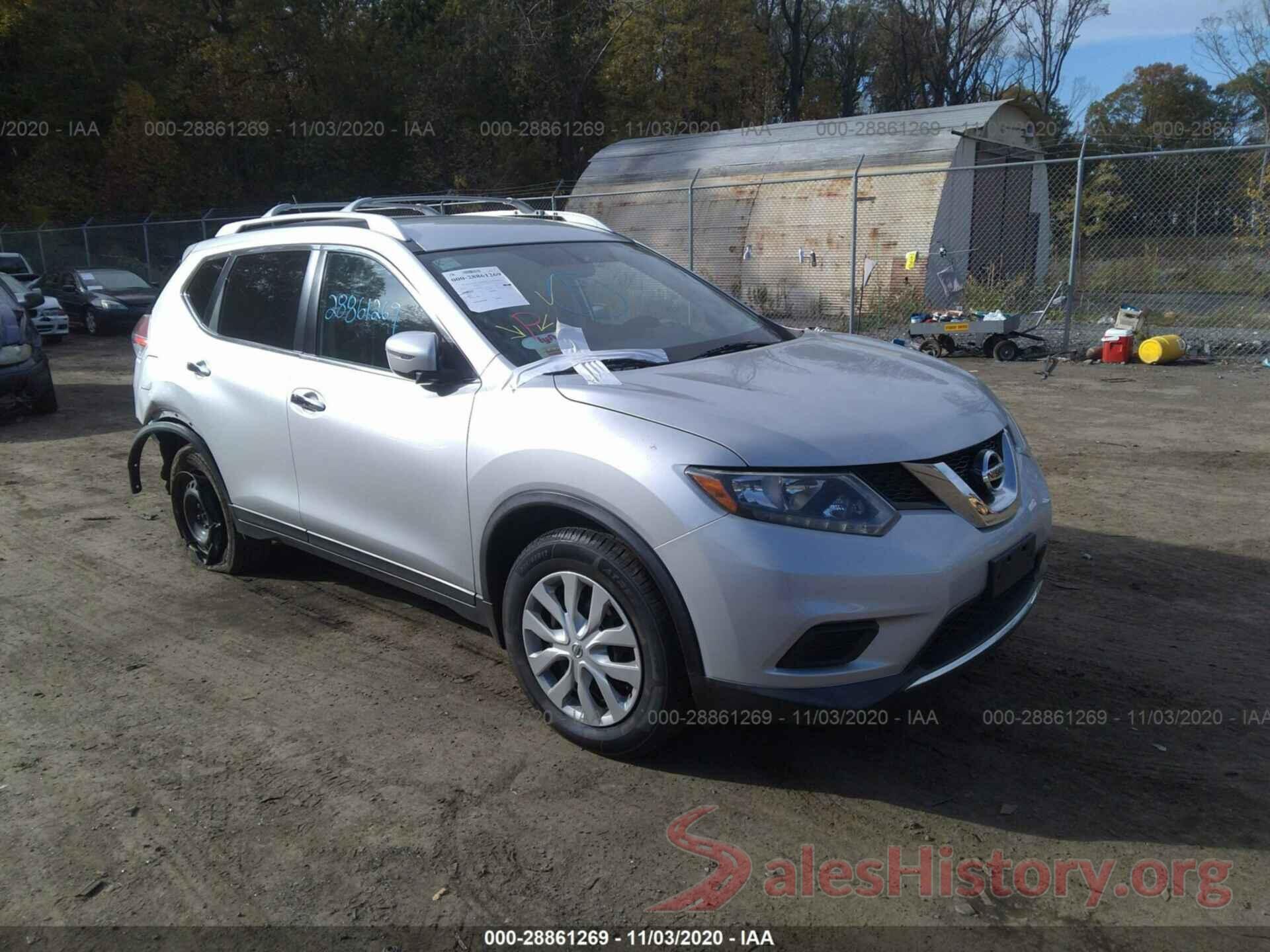 KNMAT2MV7GP667968 2016 NISSAN ROGUE