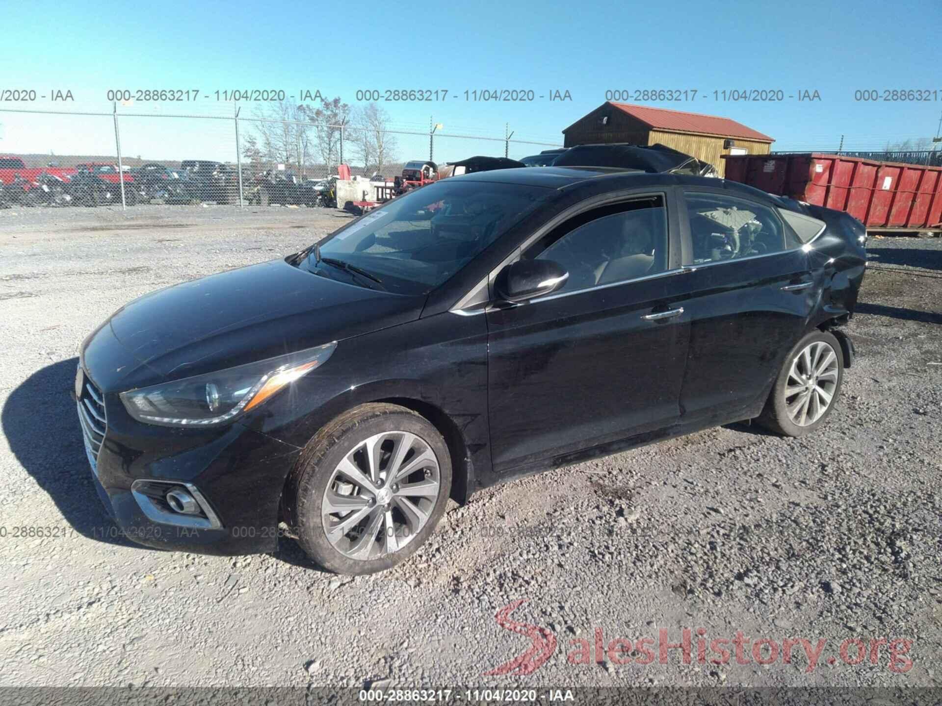 3KPC34A32JE021848 2018 HYUNDAI ACCENT