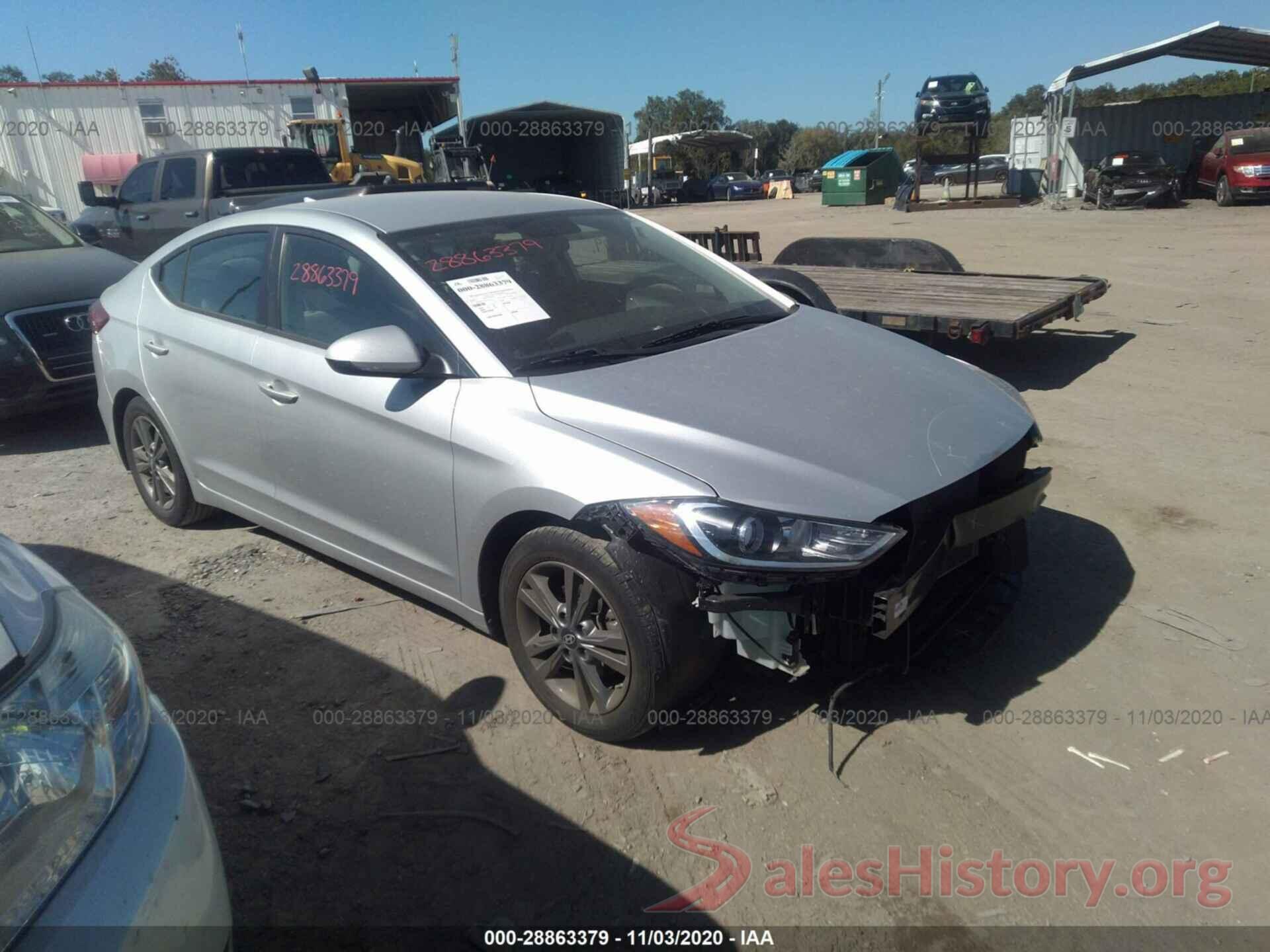 5NPD84LF3JH213272 2018 HYUNDAI ELANTRA