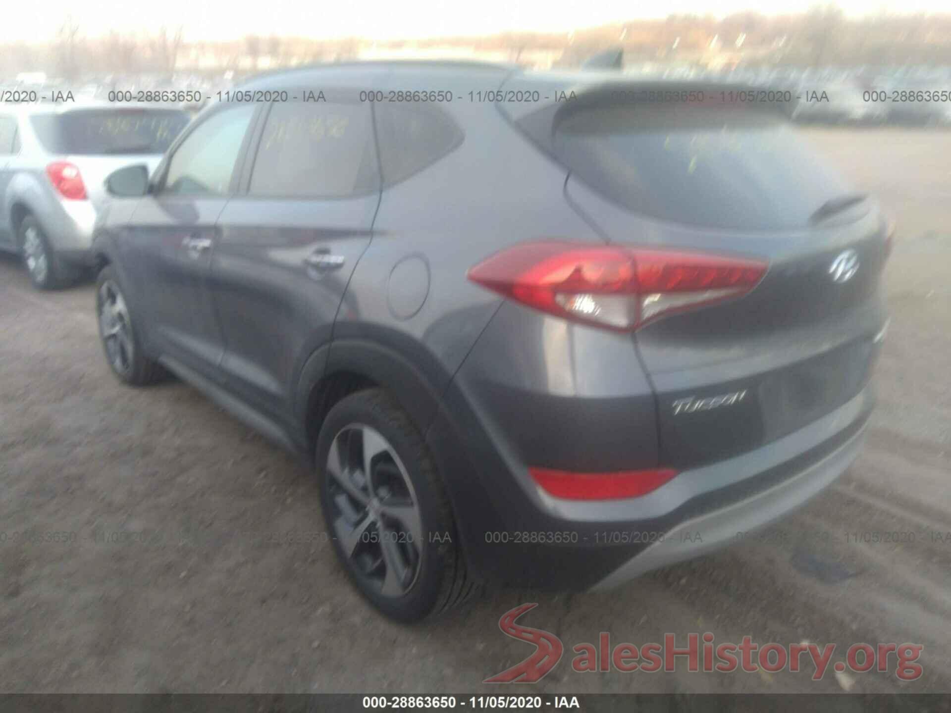 KM8J3CA29HU295404 2017 HYUNDAI TUCSON