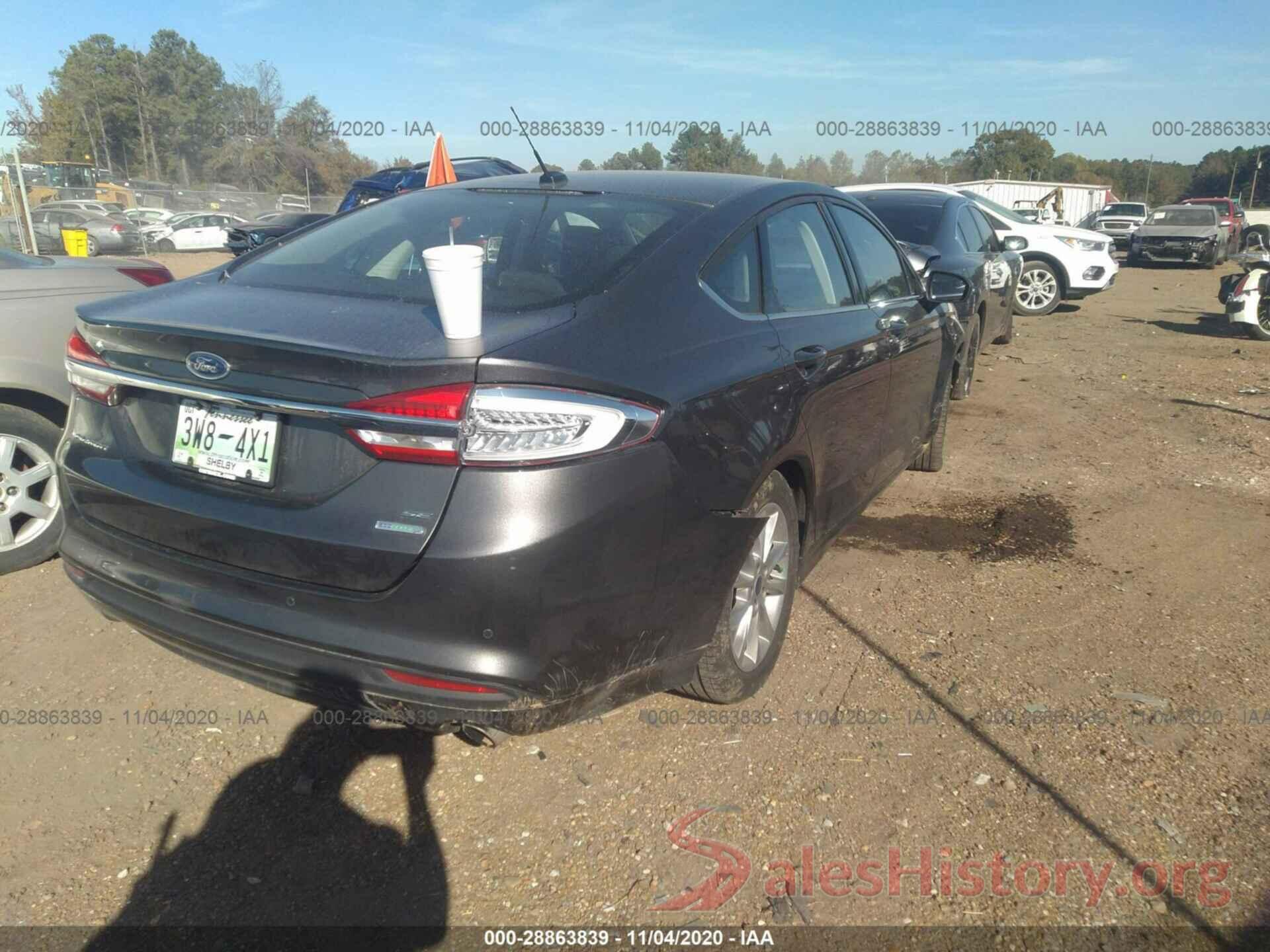 3FA6P0HD8HR271788 2017 FORD FUSION