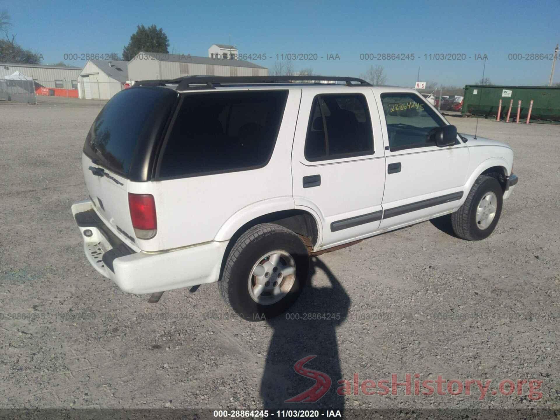 1GNDT13W2Y2288383 2000 CHEVROLET BLAZER