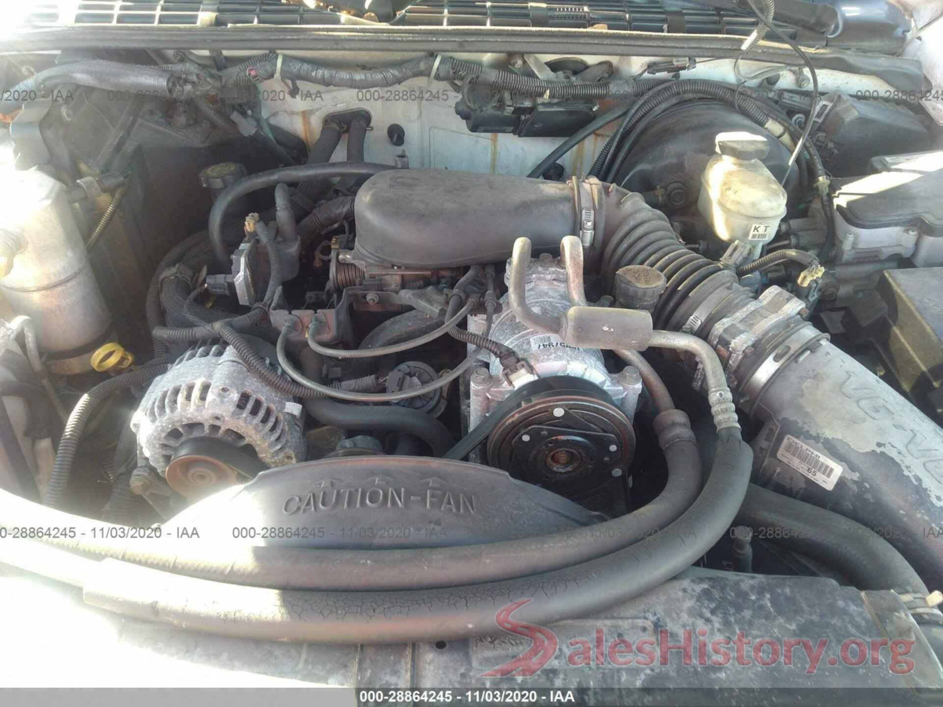 1GNDT13W2Y2288383 2000 CHEVROLET BLAZER