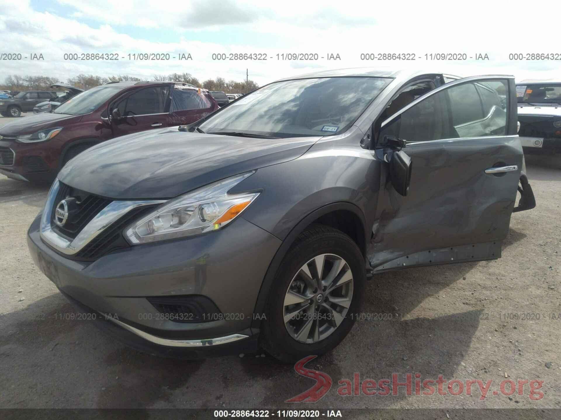 5N1AZ2MGXGN131300 2016 NISSAN MURANO