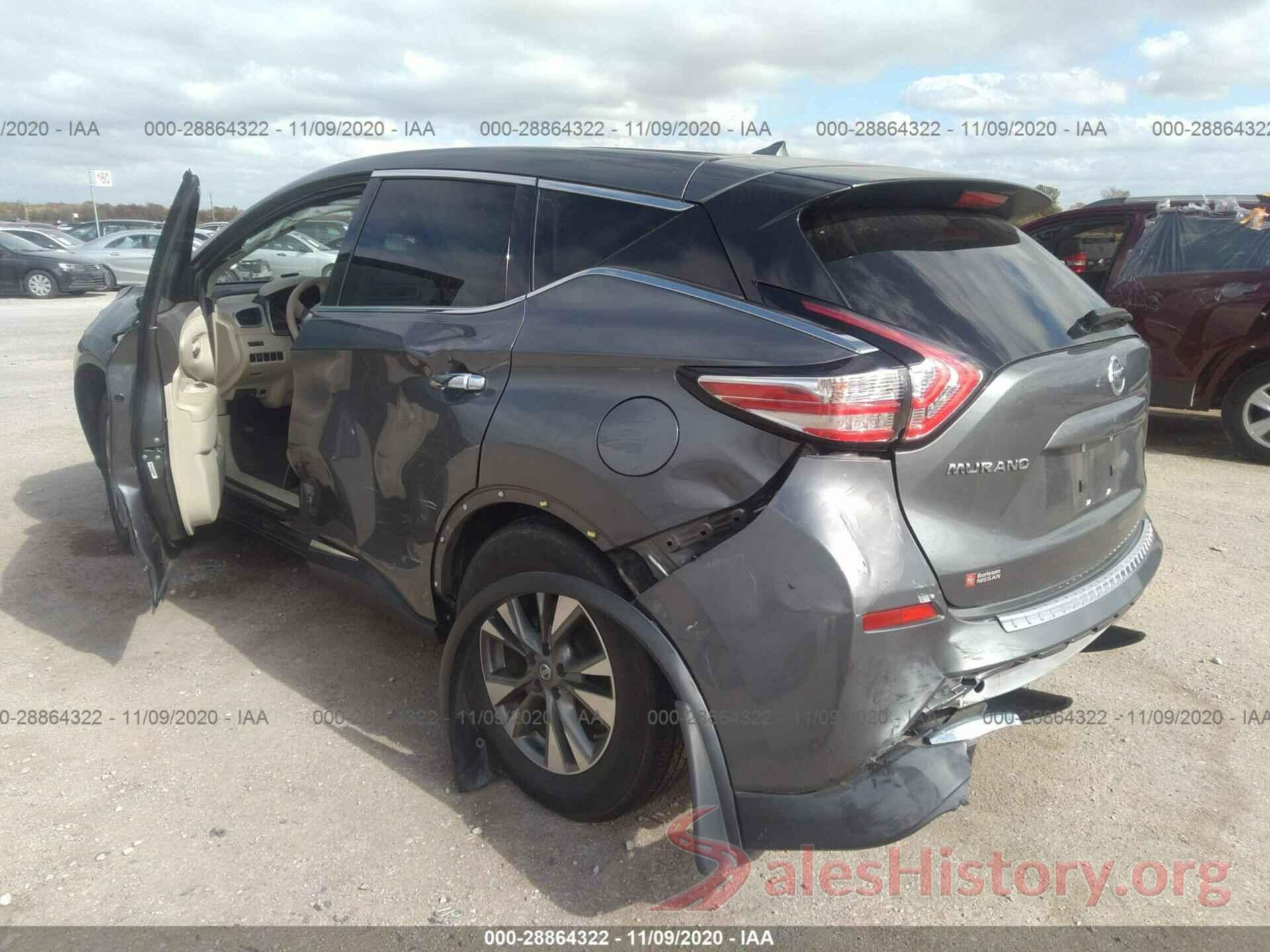 5N1AZ2MGXGN131300 2016 NISSAN MURANO