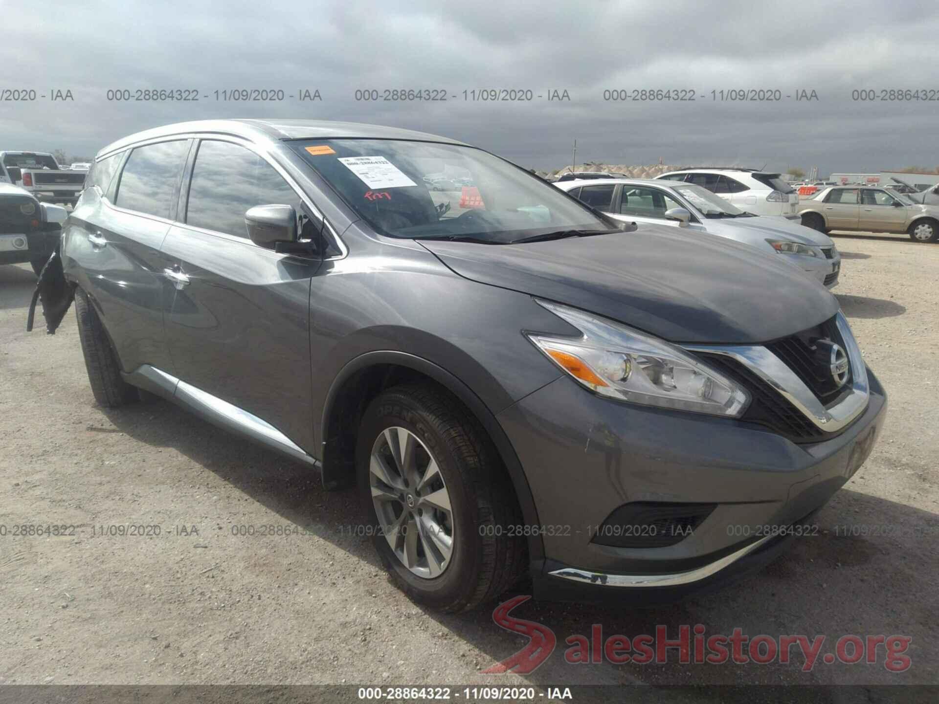 5N1AZ2MGXGN131300 2016 NISSAN MURANO