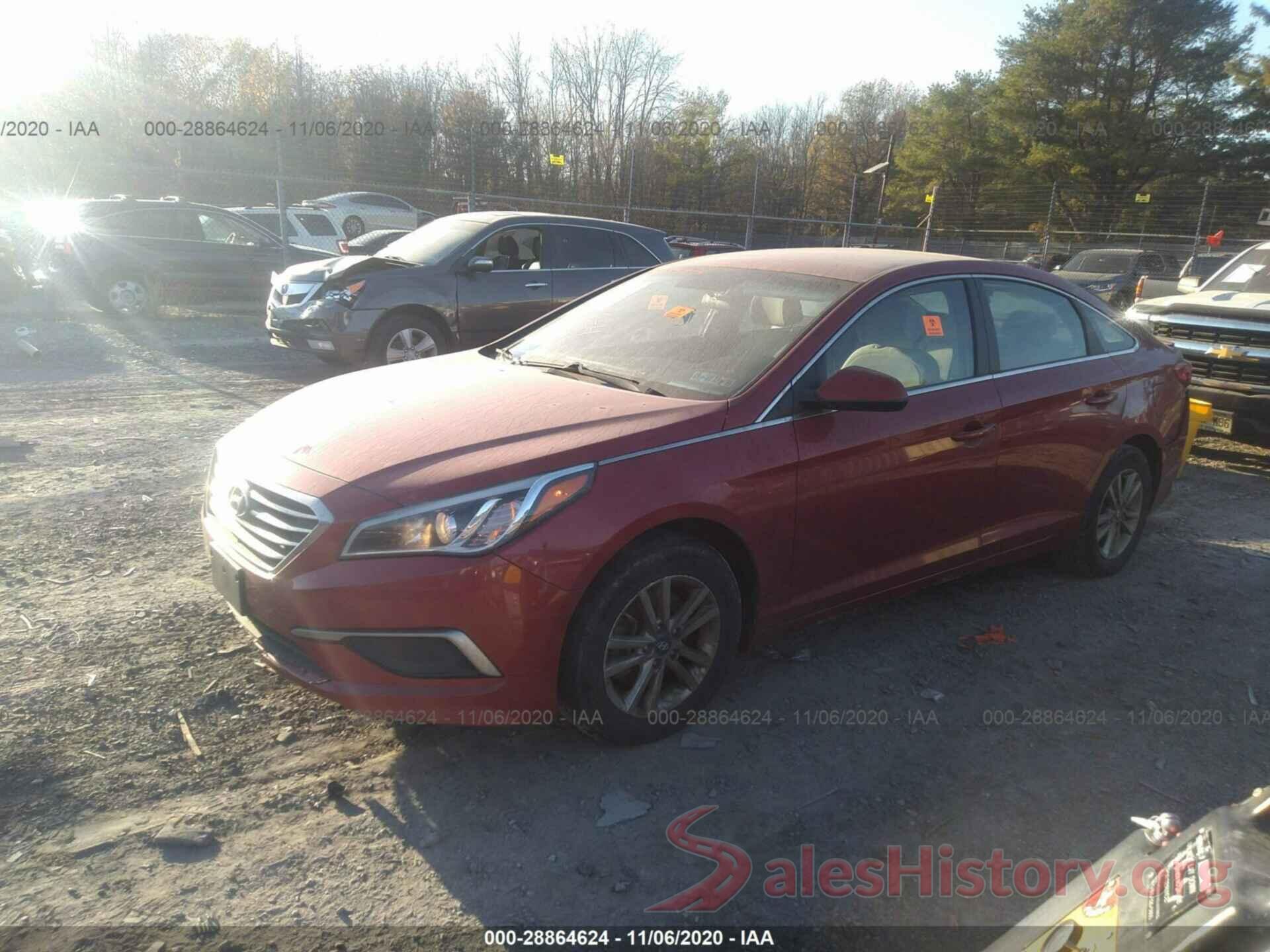 5NPE24AF6HH533124 2017 HYUNDAI SONATA