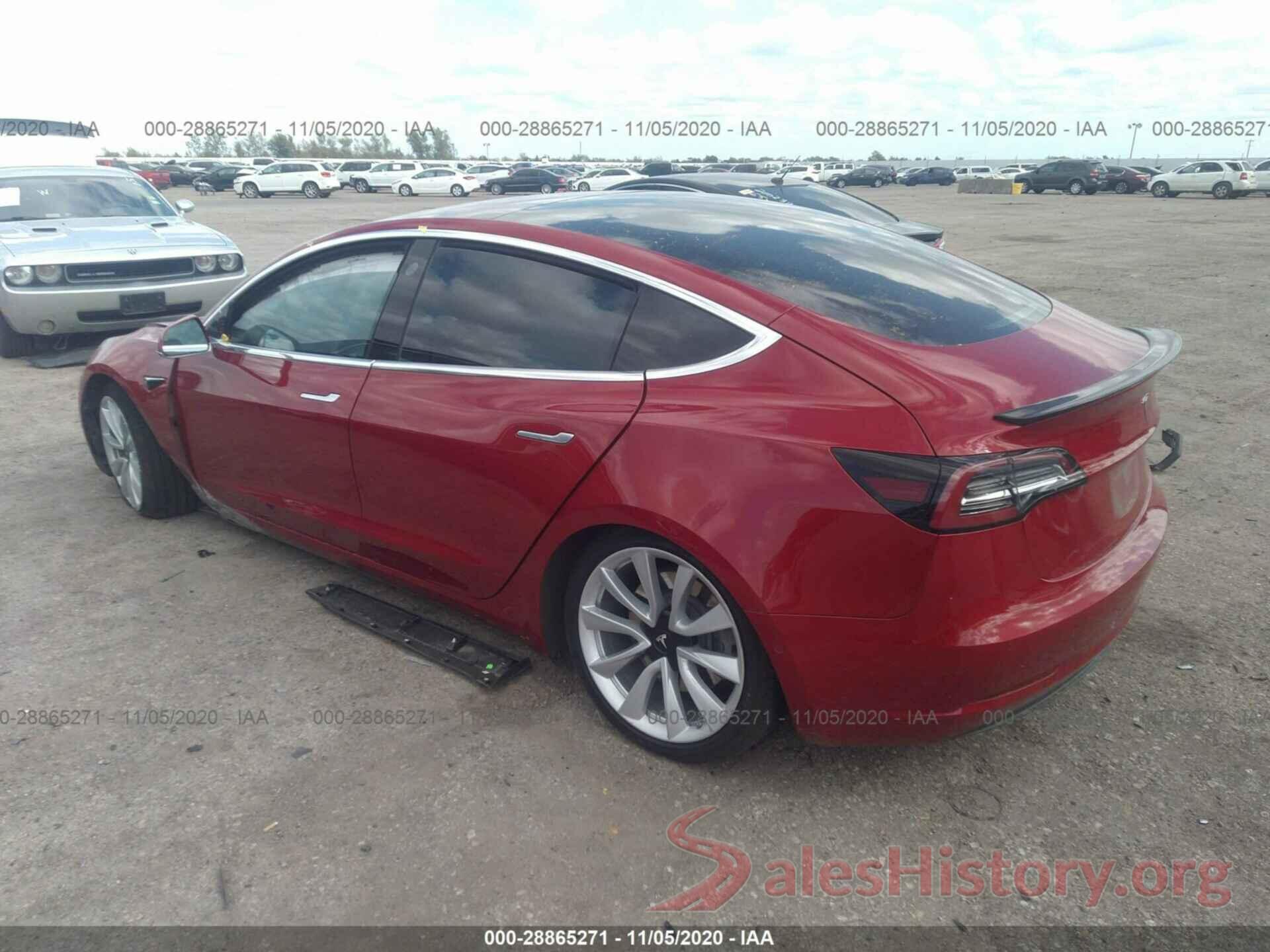 5YJ3E1EB0JF117322 2018 TESLA MODEL 3