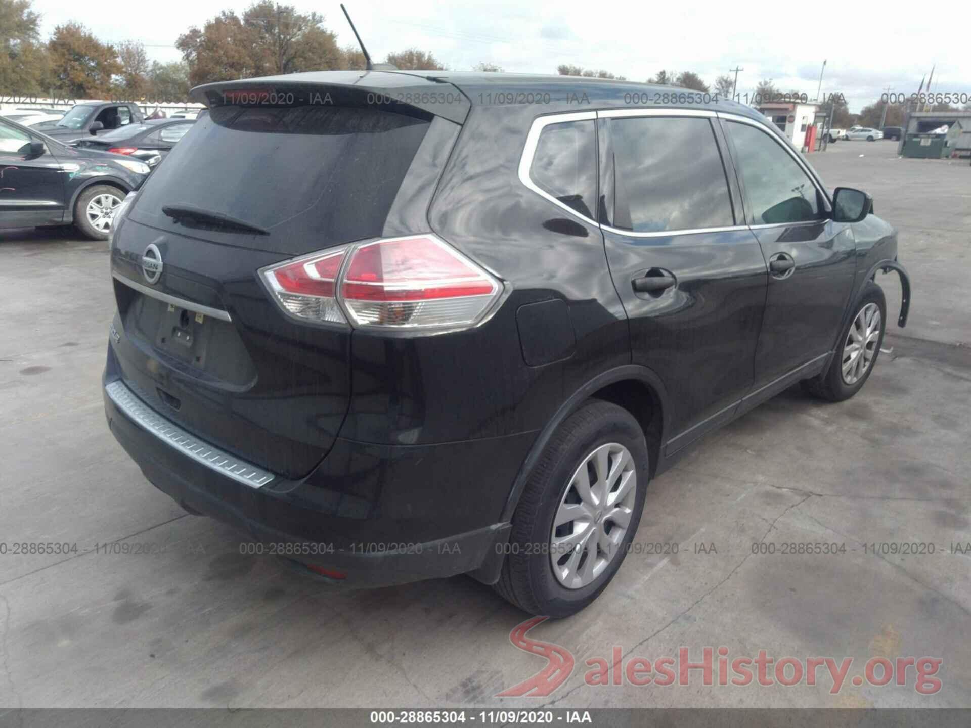 5N1AT2MT7GC839501 2016 NISSAN ROGUE