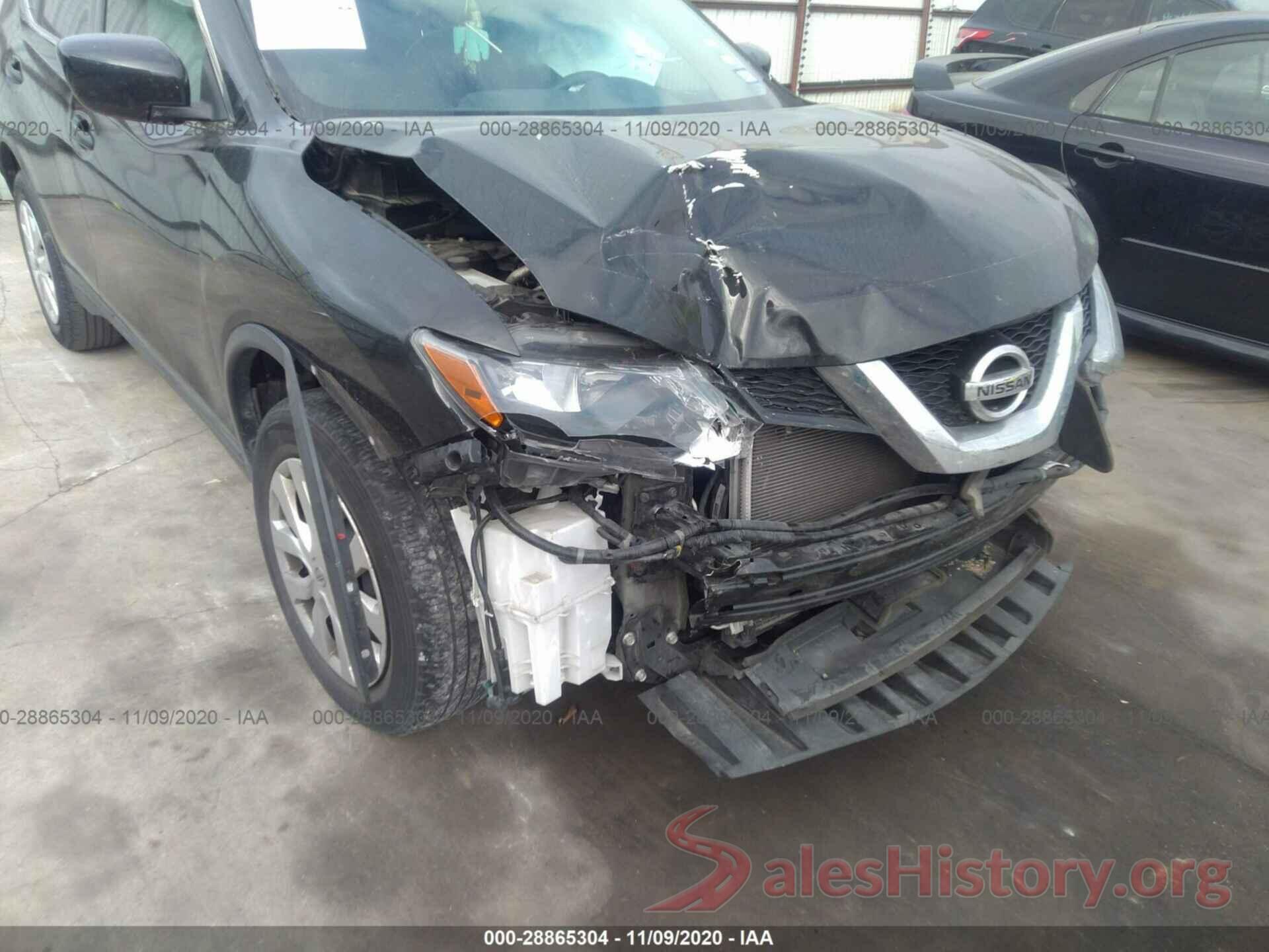 5N1AT2MT7GC839501 2016 NISSAN ROGUE