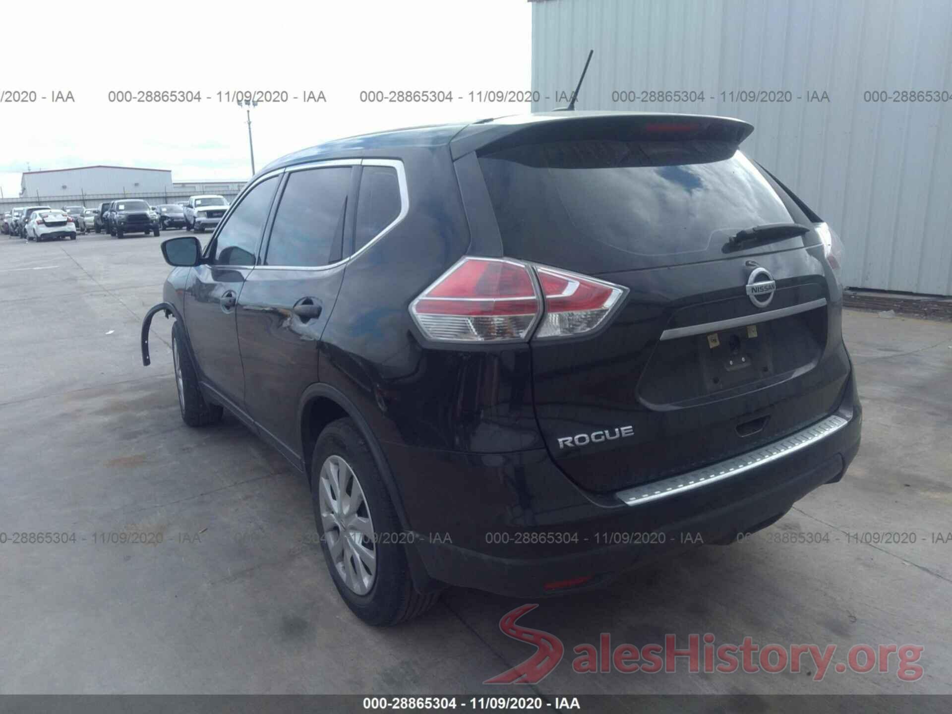 5N1AT2MT7GC839501 2016 NISSAN ROGUE