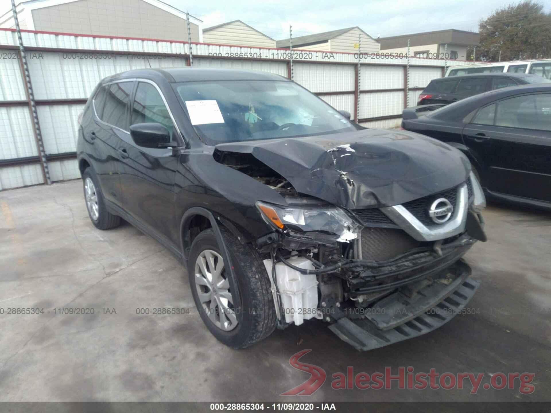 5N1AT2MT7GC839501 2016 NISSAN ROGUE