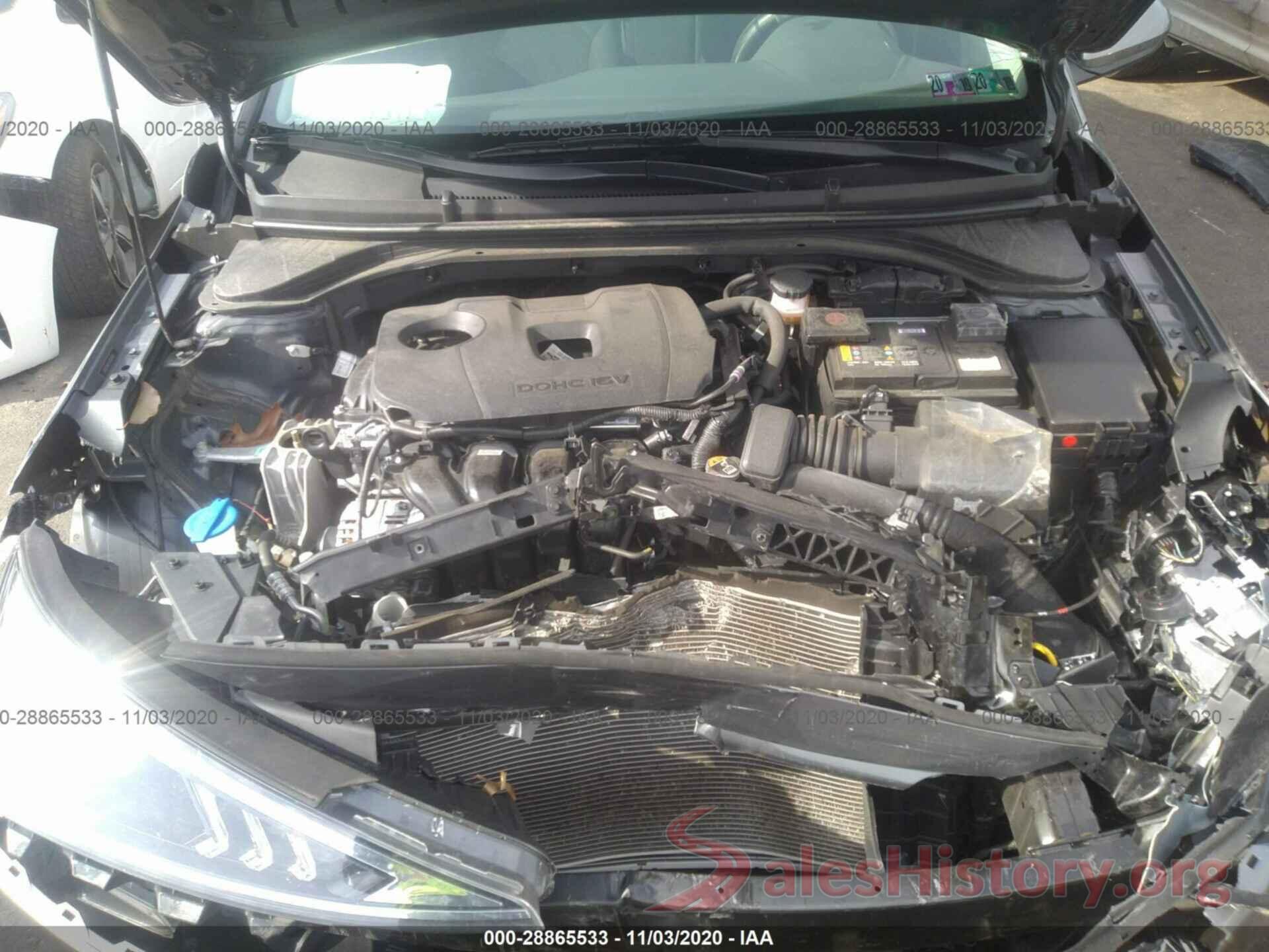 5NPD74LF5LH526345 2020 HYUNDAI ELANTRA