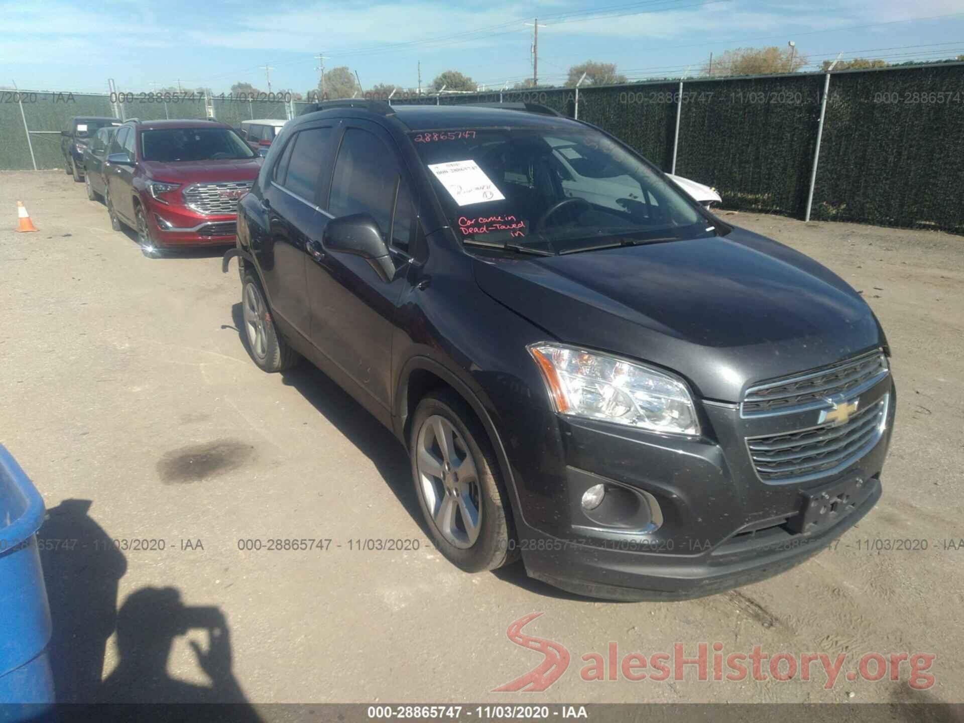 3GNCJMSBXGL221870 2016 CHEVROLET TRAX