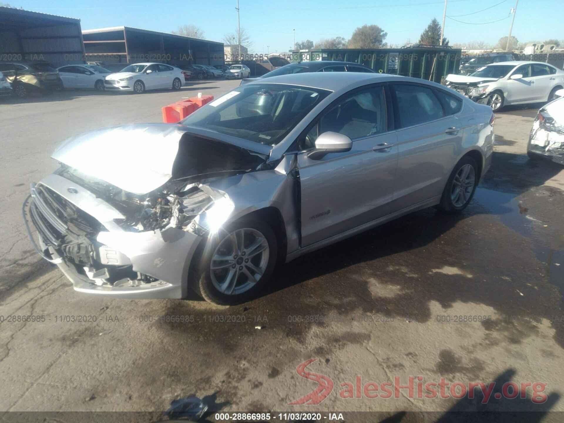 3FA6P0LU2JR169089 2018 FORD FUSION HYBRID