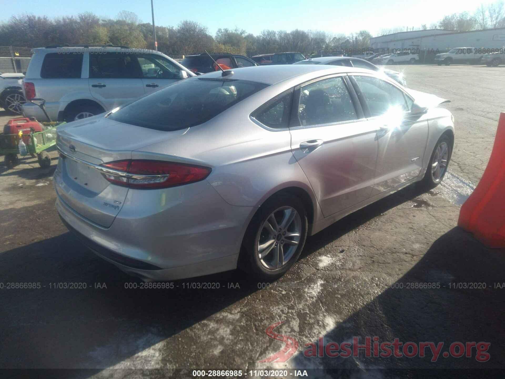 3FA6P0LU2JR169089 2018 FORD FUSION HYBRID