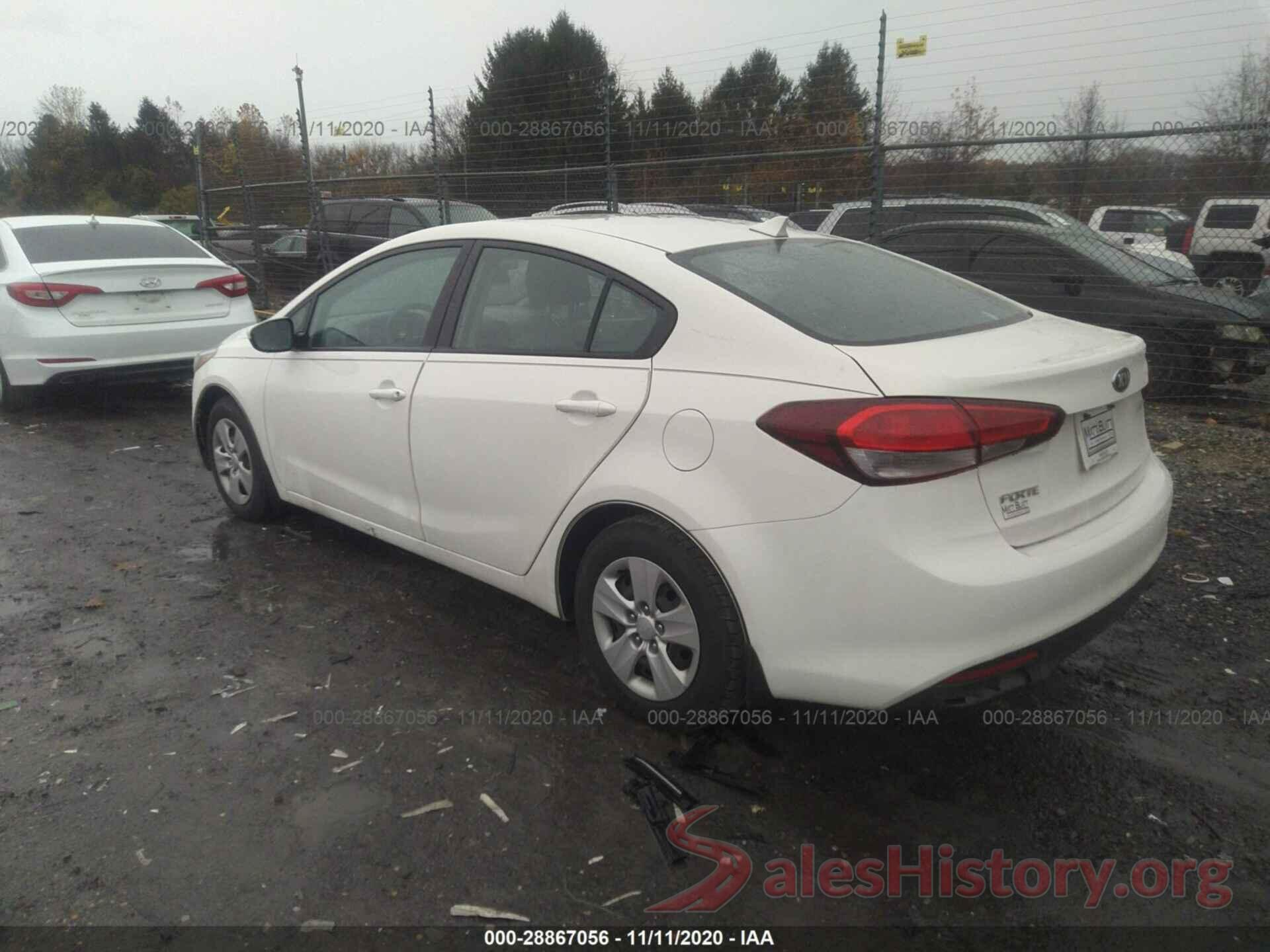 3KPFK4A72HE038923 2017 KIA FORTE