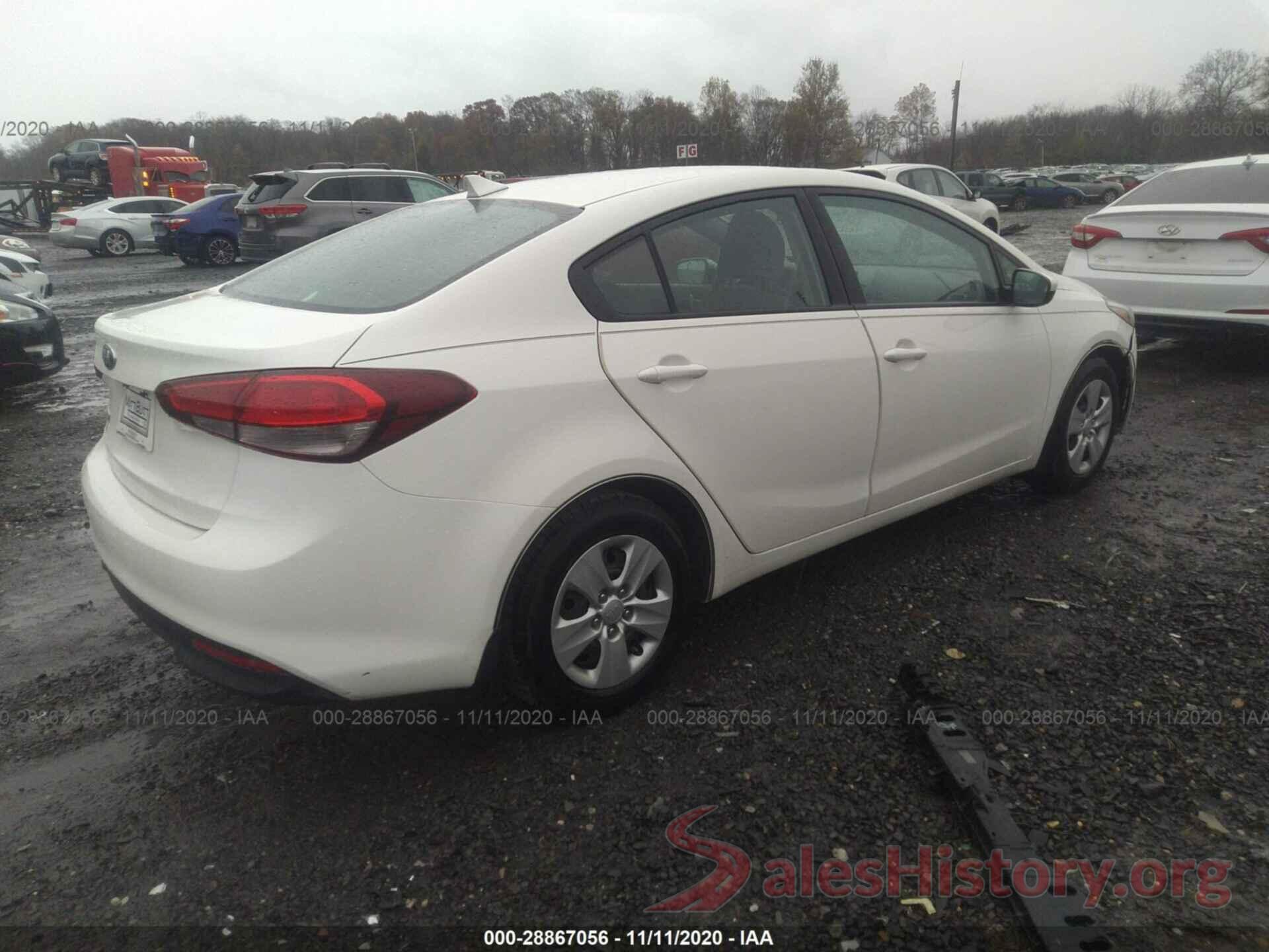 3KPFK4A72HE038923 2017 KIA FORTE