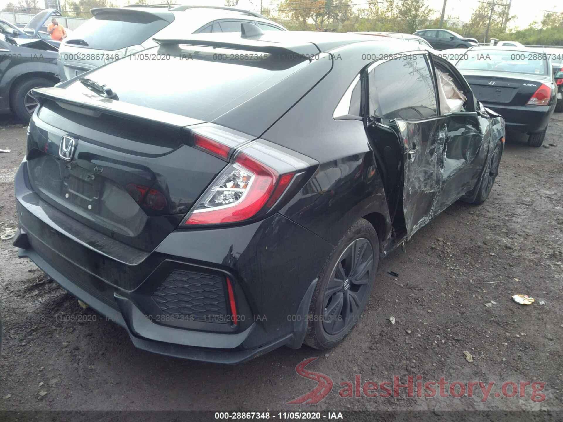 SHHFK7H56HU227797 2017 HONDA CIVIC HATCHBACK