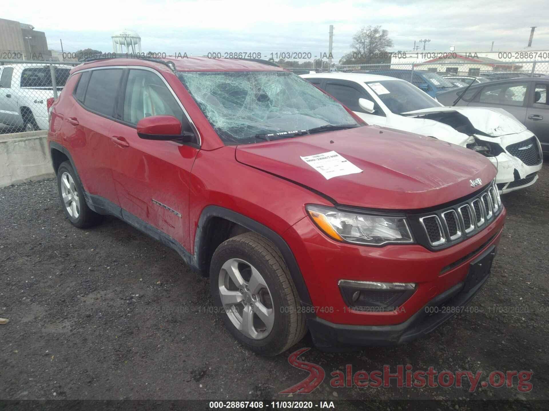 3C4NJDBB0JT455492 2018 JEEP COMPASS