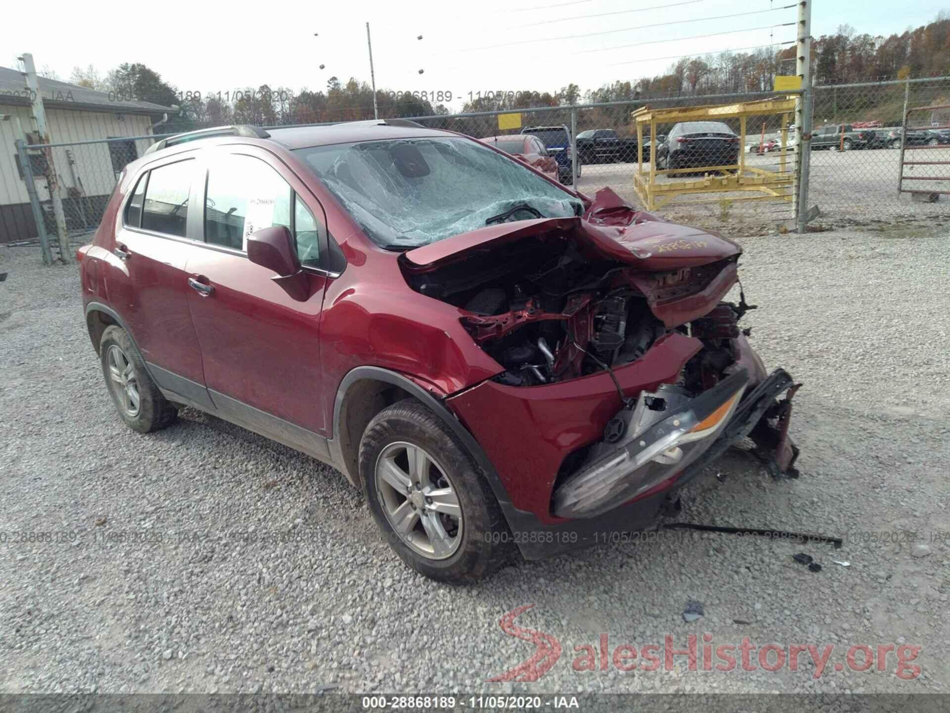 3GNCJPSB8KL288025 2019 CHEVROLET TRAX