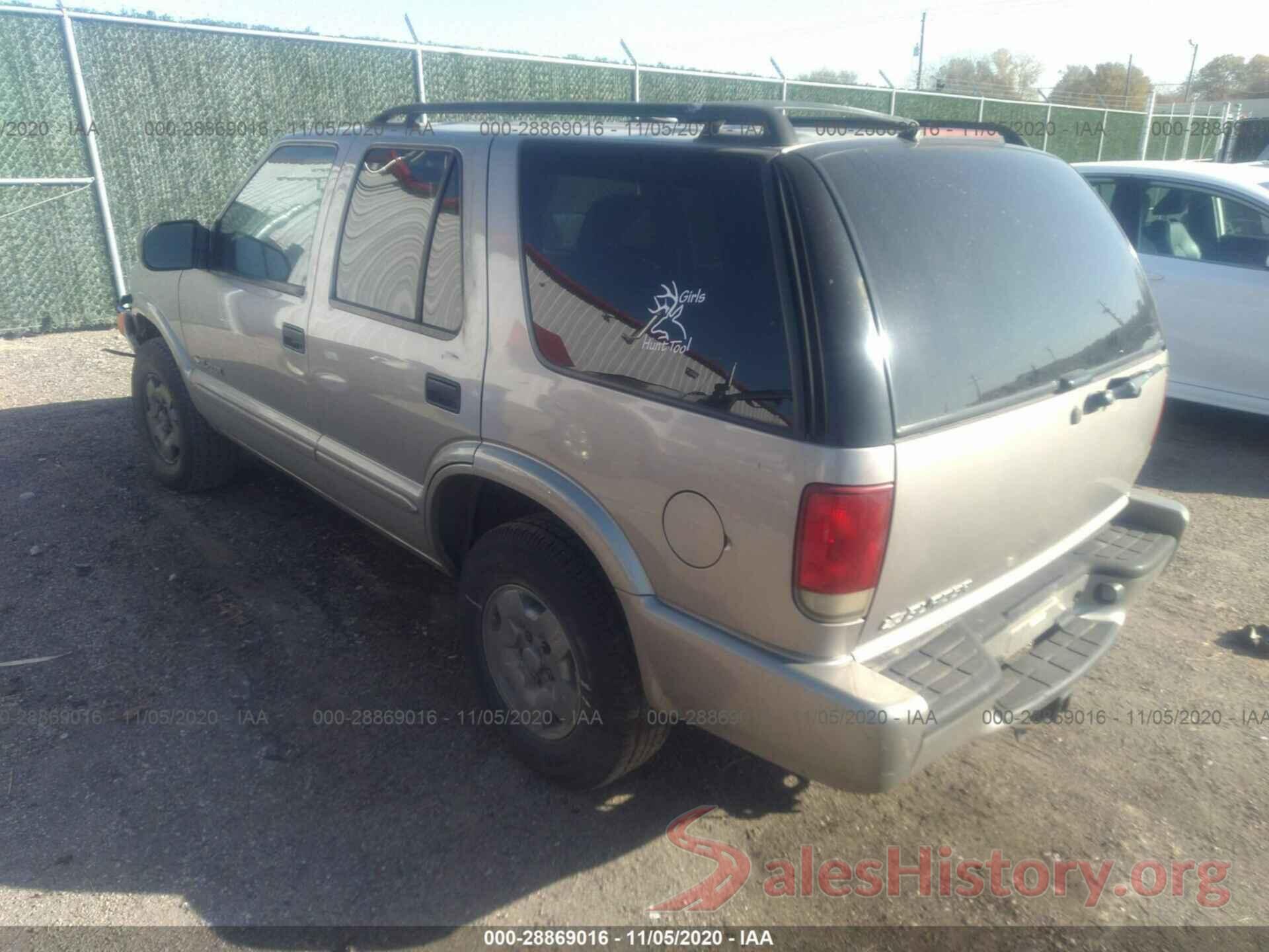 1GNDT13X34K129990 2004 CHEVROLET BLAZER