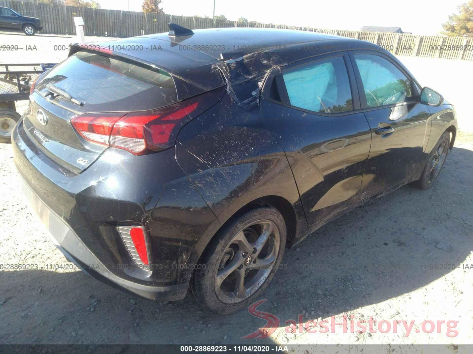 KMHTG6AF6KU001594 2019 HYUNDAI VELOSTER