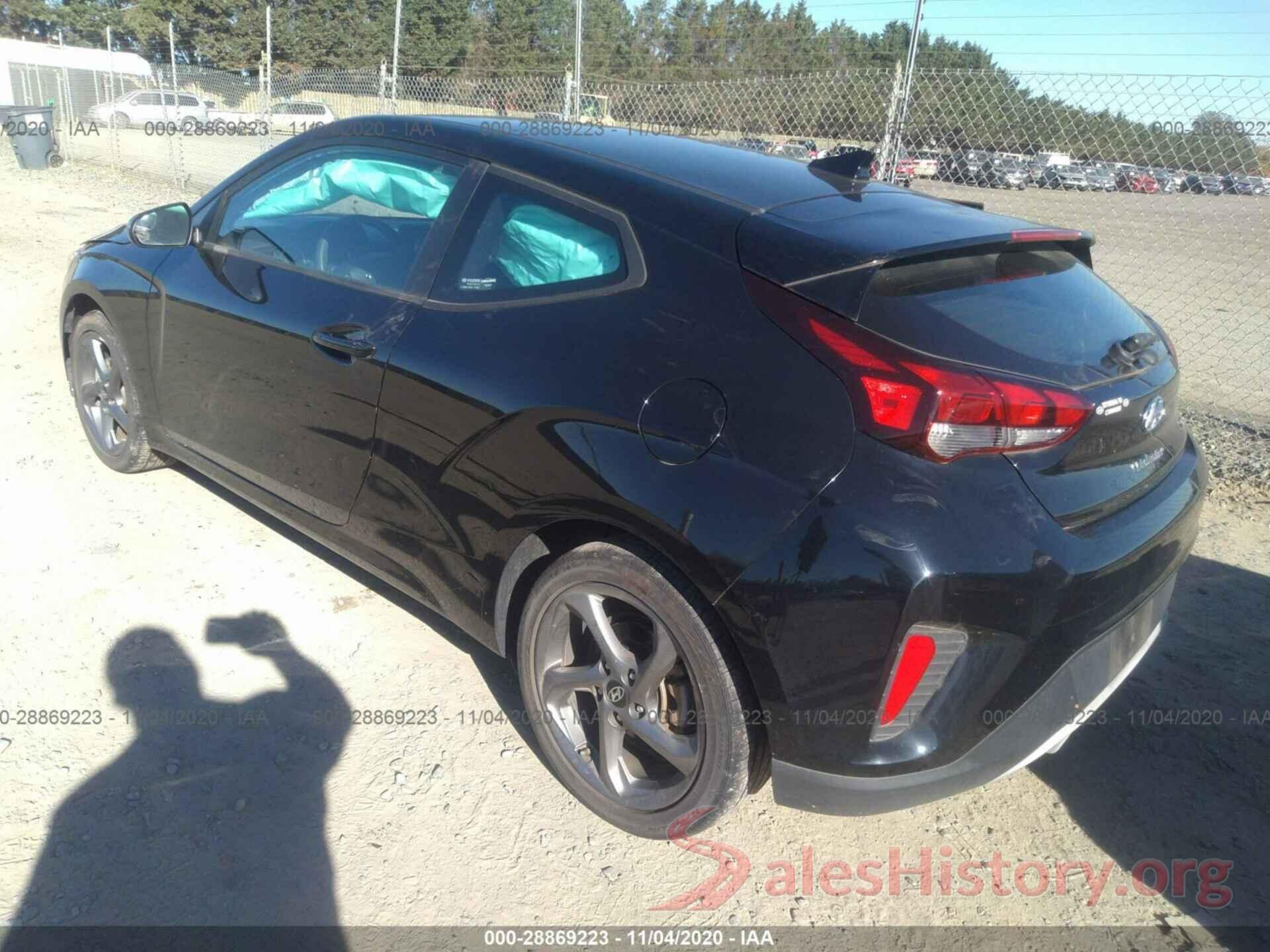 KMHTG6AF6KU001594 2019 HYUNDAI VELOSTER