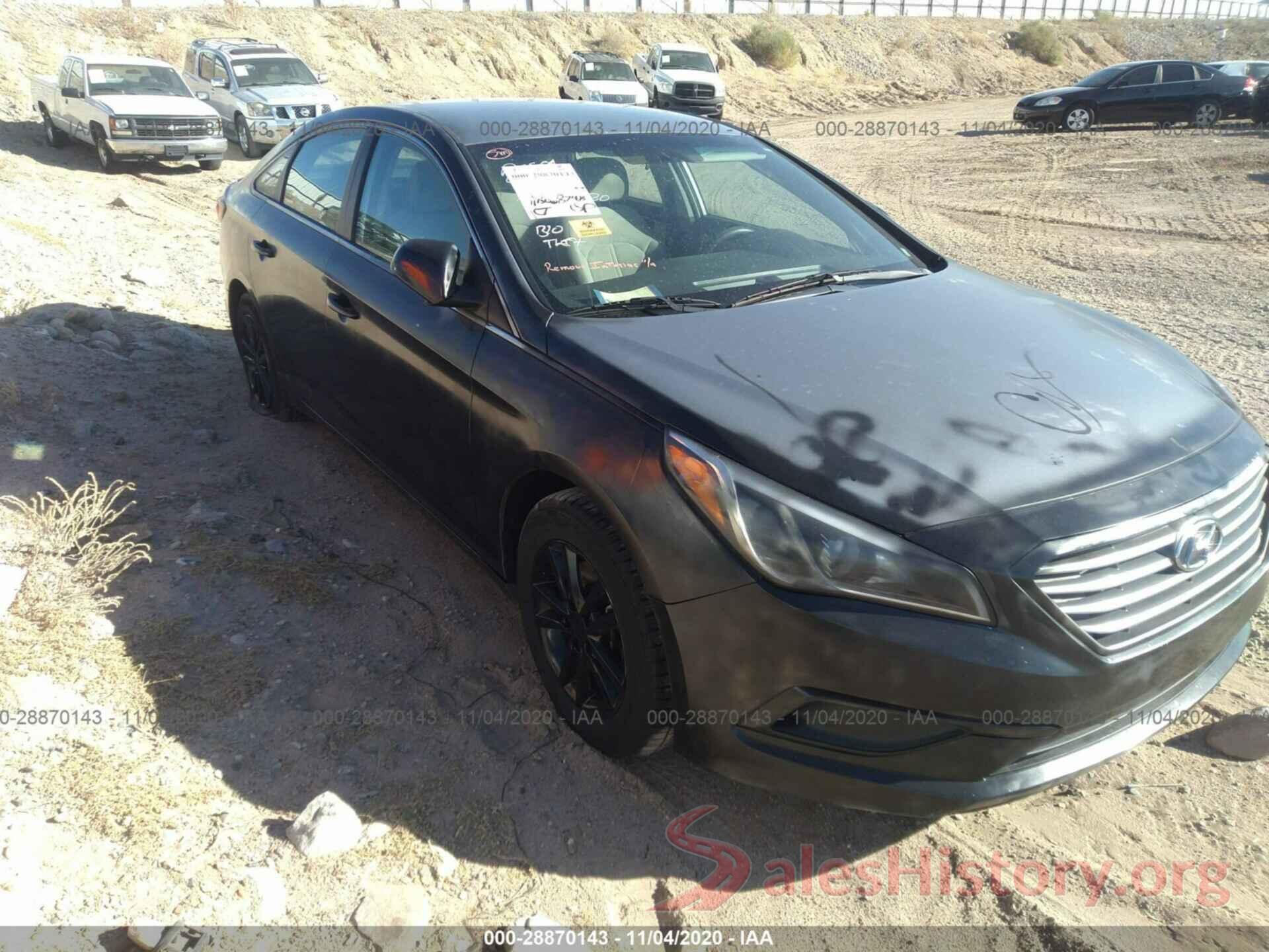 5NPE24AF7GH262993 2016 HYUNDAI SONATA