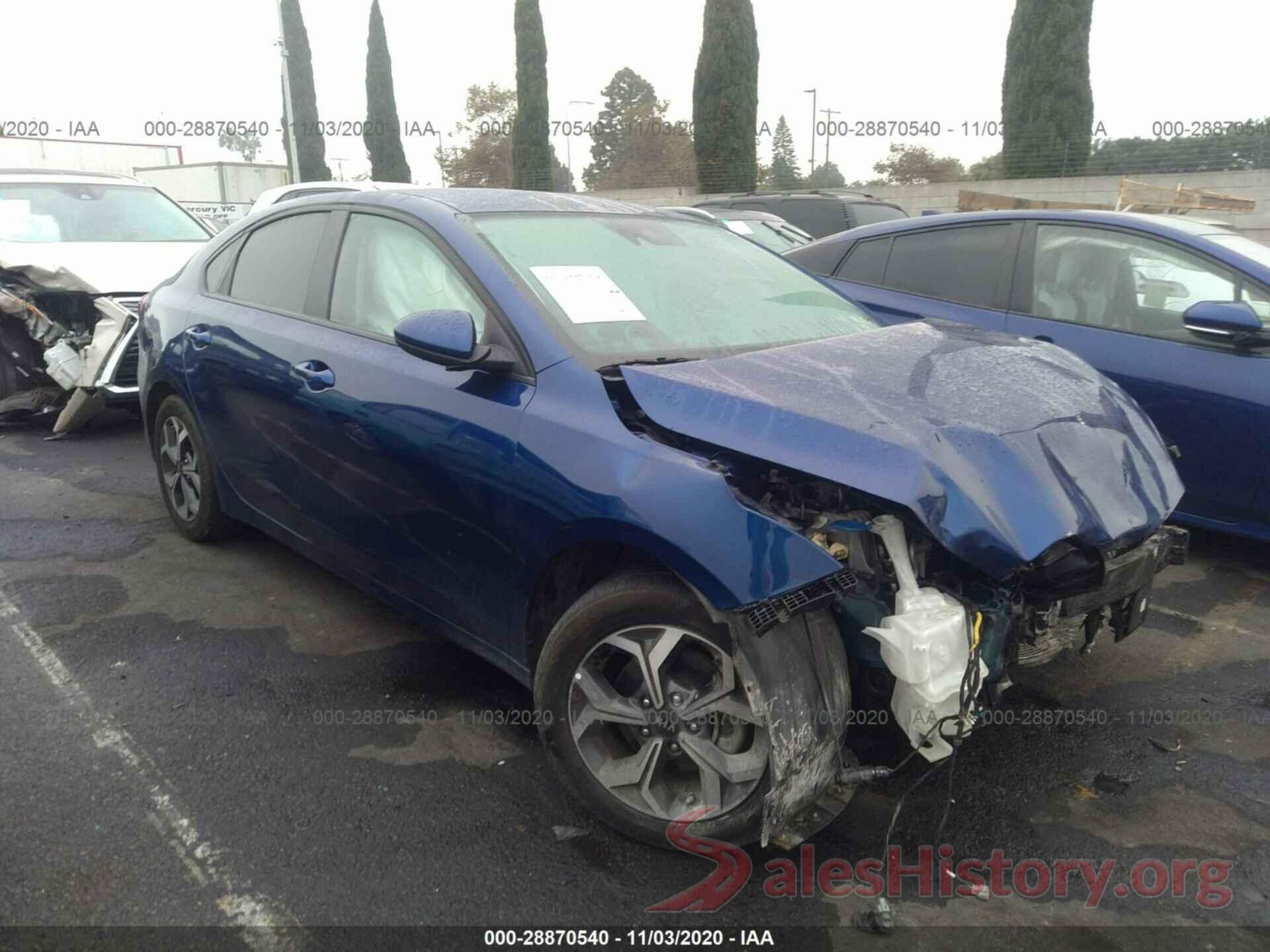 3KPF24AD3KE109267 2019 KIA FORTE