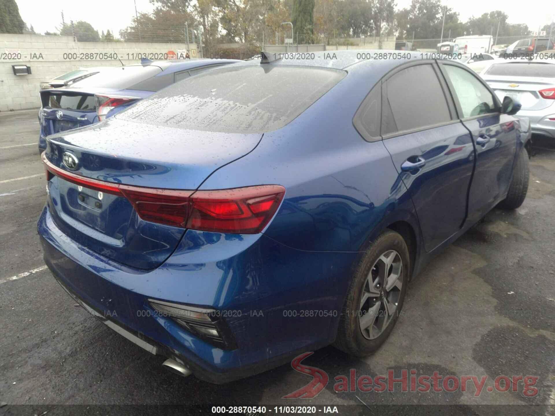 3KPF24AD3KE109267 2019 KIA FORTE