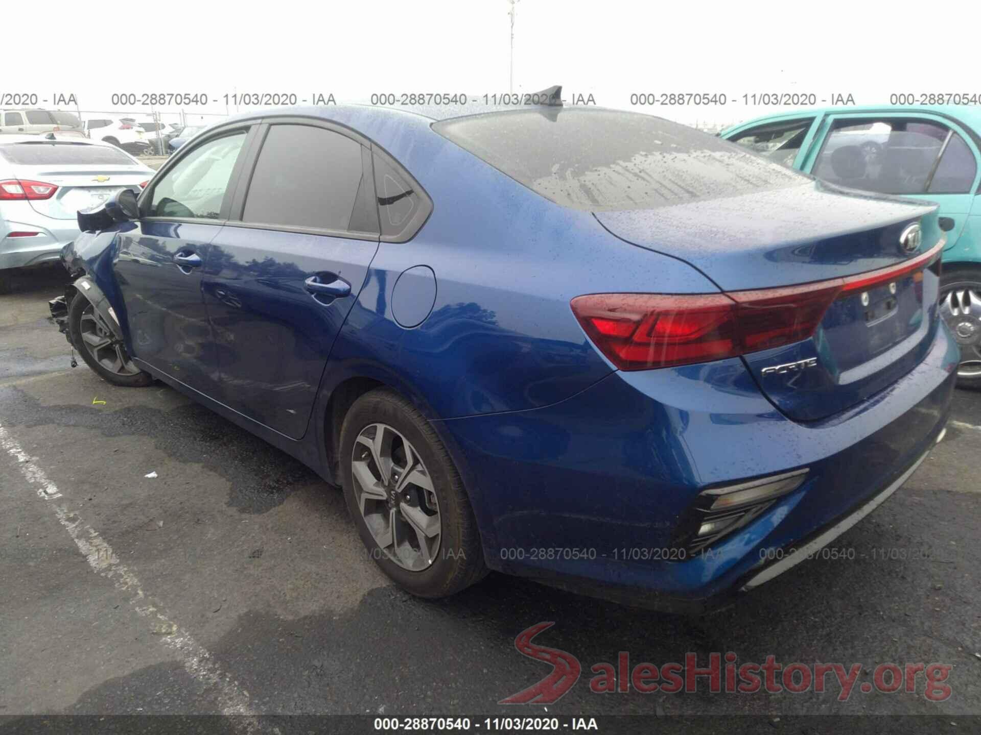 3KPF24AD3KE109267 2019 KIA FORTE