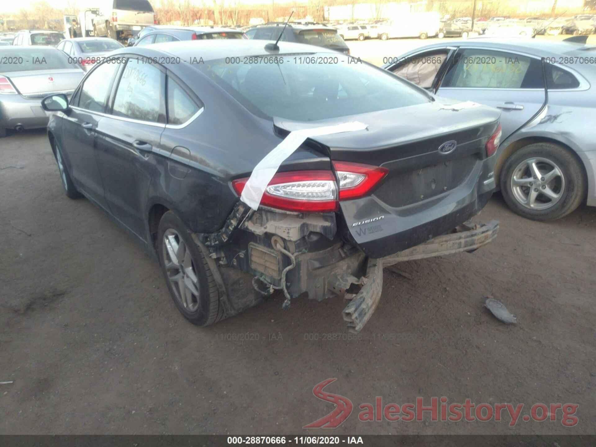 3FA6P0HD7GR199464 2016 FORD FUSION