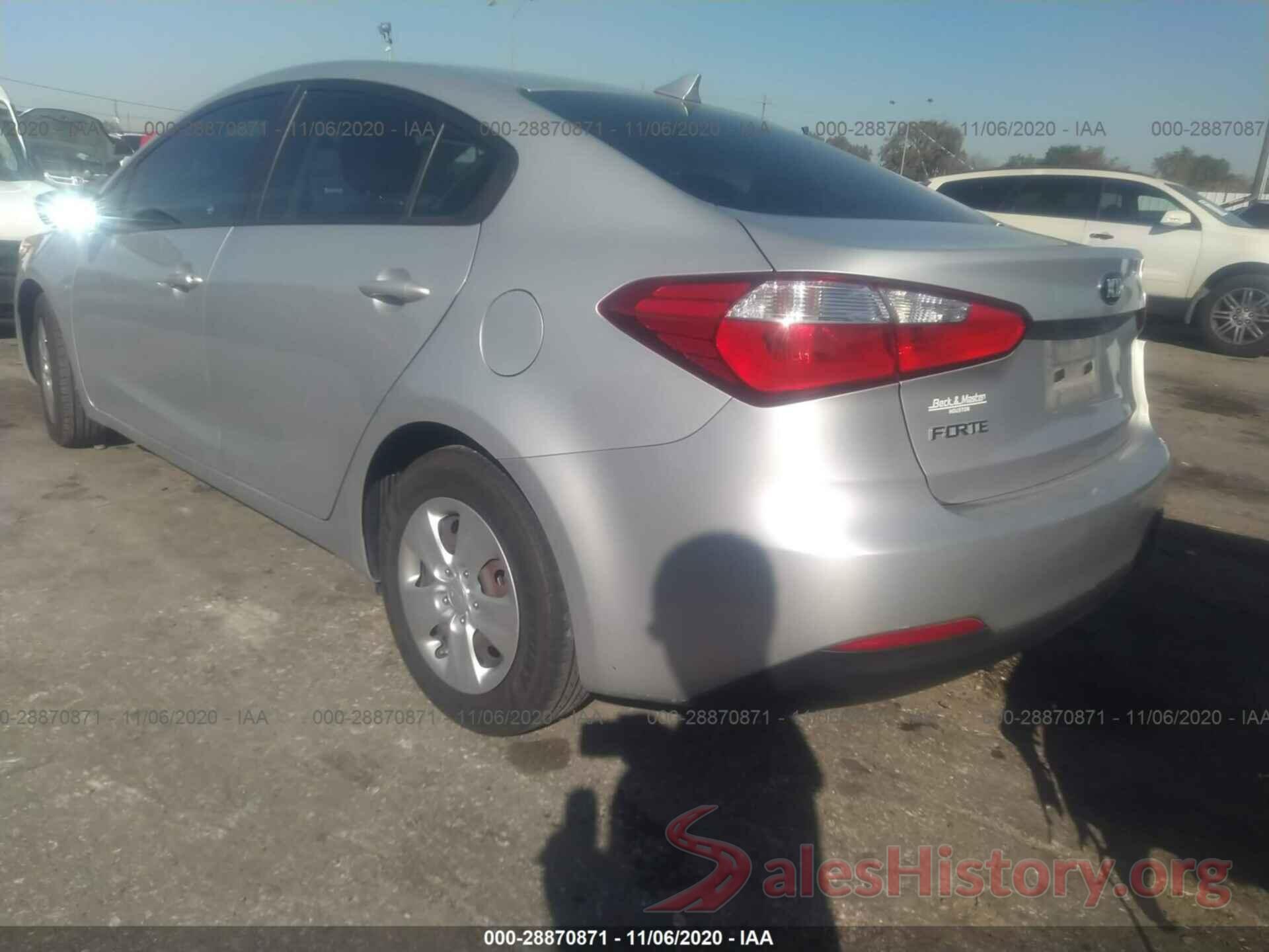 KNAFK4A61G5485581 2016 KIA FORTE