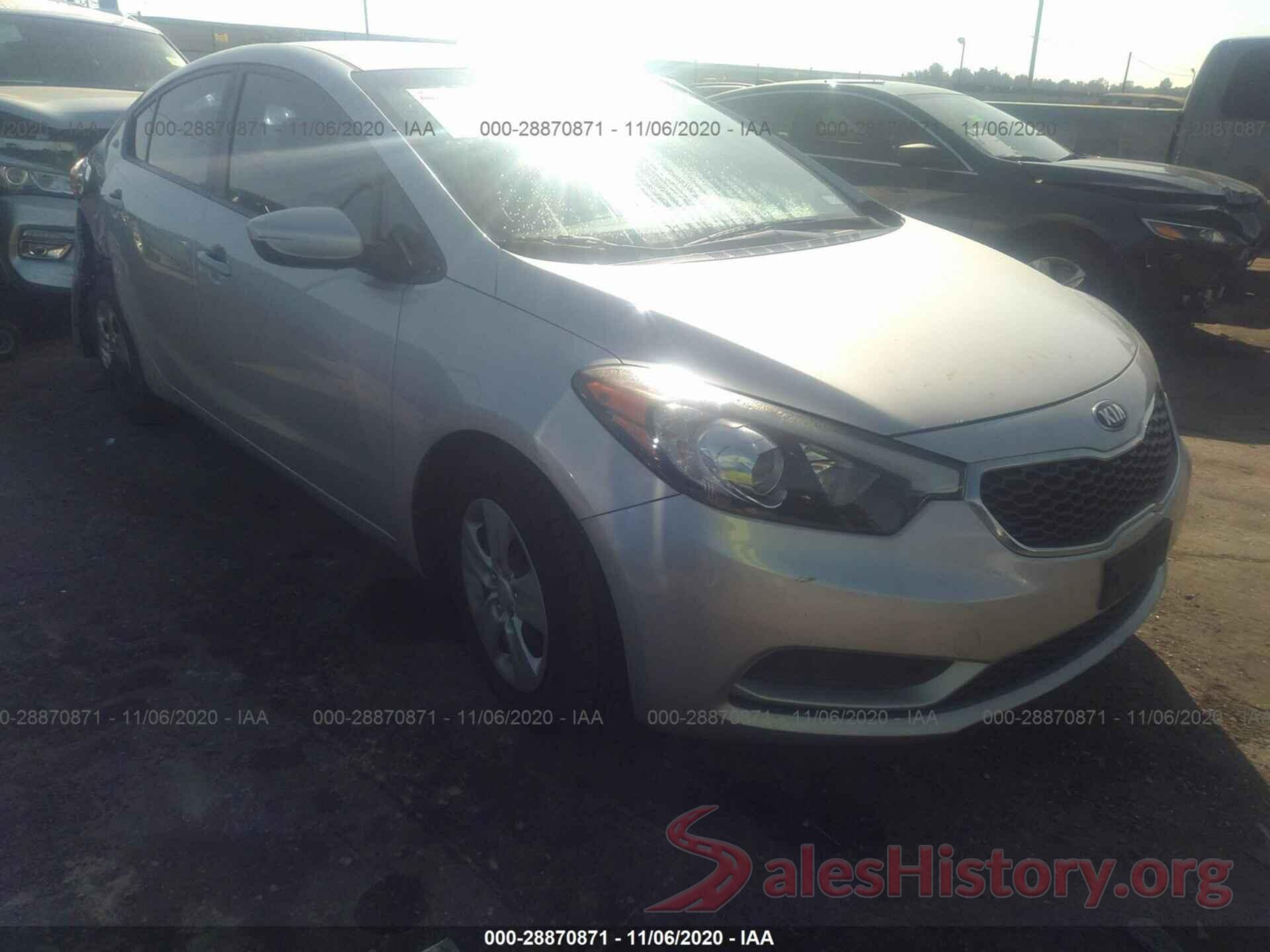 KNAFK4A61G5485581 2016 KIA FORTE