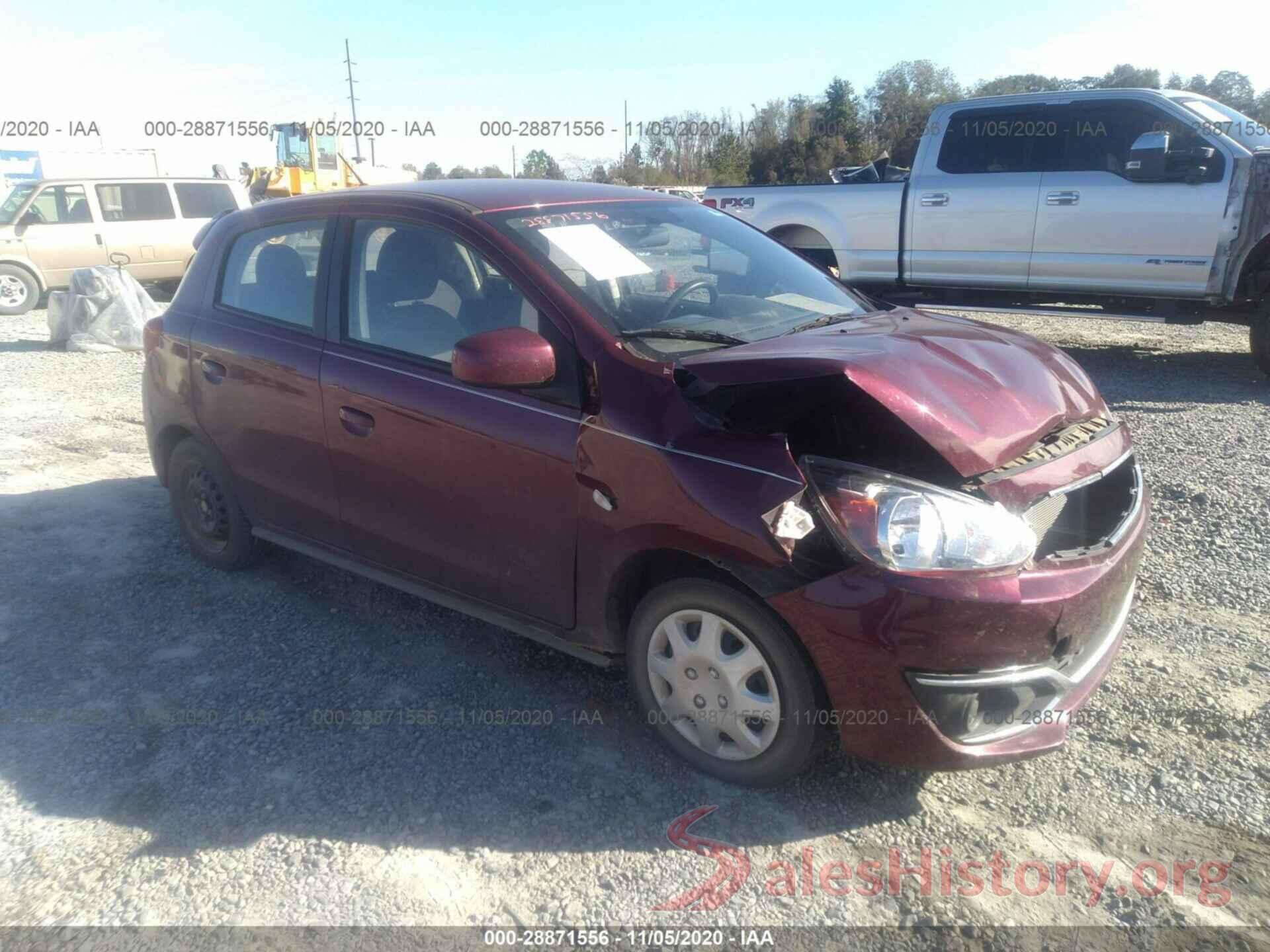 ML32A3HJ7HH014630 2017 MITSUBISHI MIRAGE