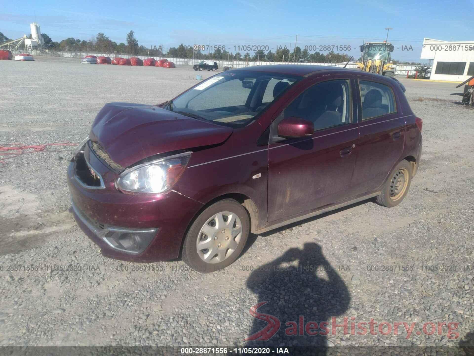 ML32A3HJ7HH014630 2017 MITSUBISHI MIRAGE