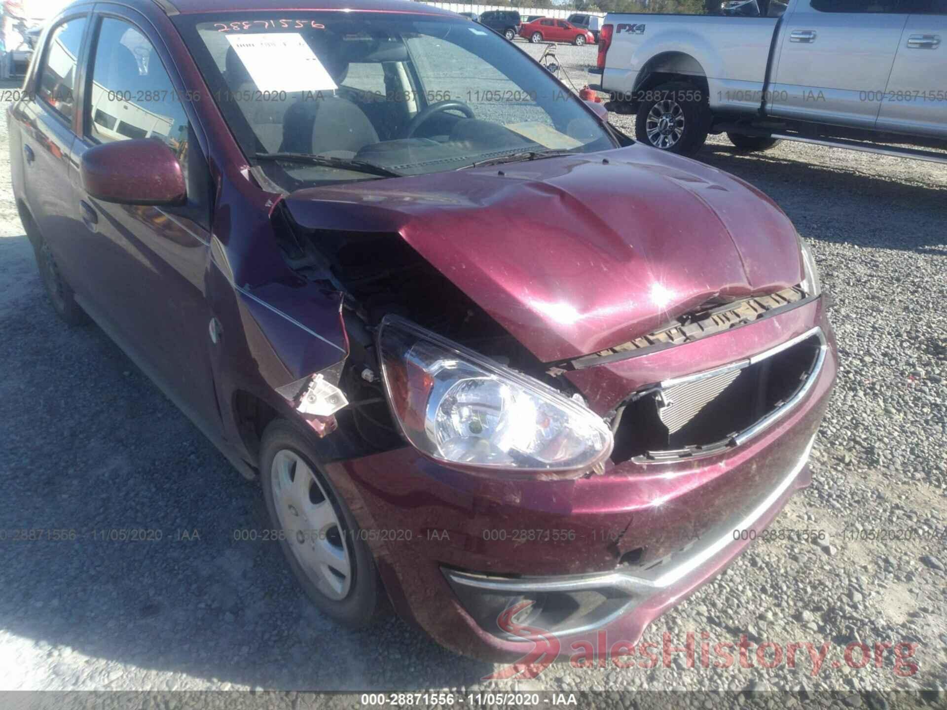 ML32A3HJ7HH014630 2017 MITSUBISHI MIRAGE