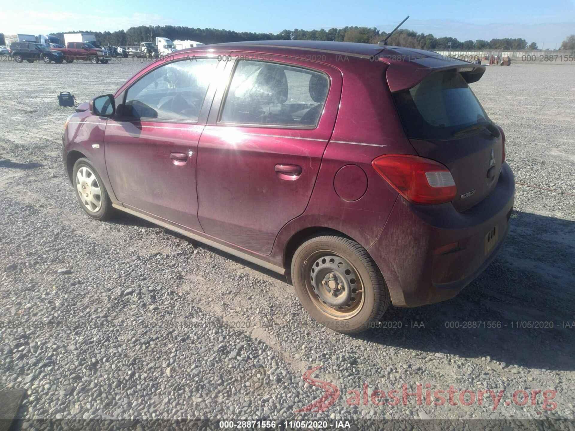 ML32A3HJ7HH014630 2017 MITSUBISHI MIRAGE