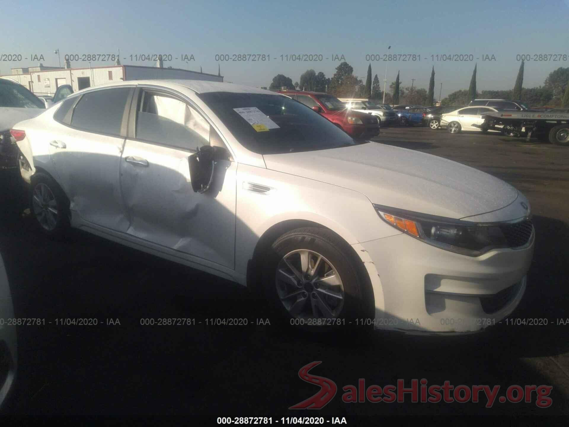 KNAGT4L37G5086047 2016 KIA OPTIMA