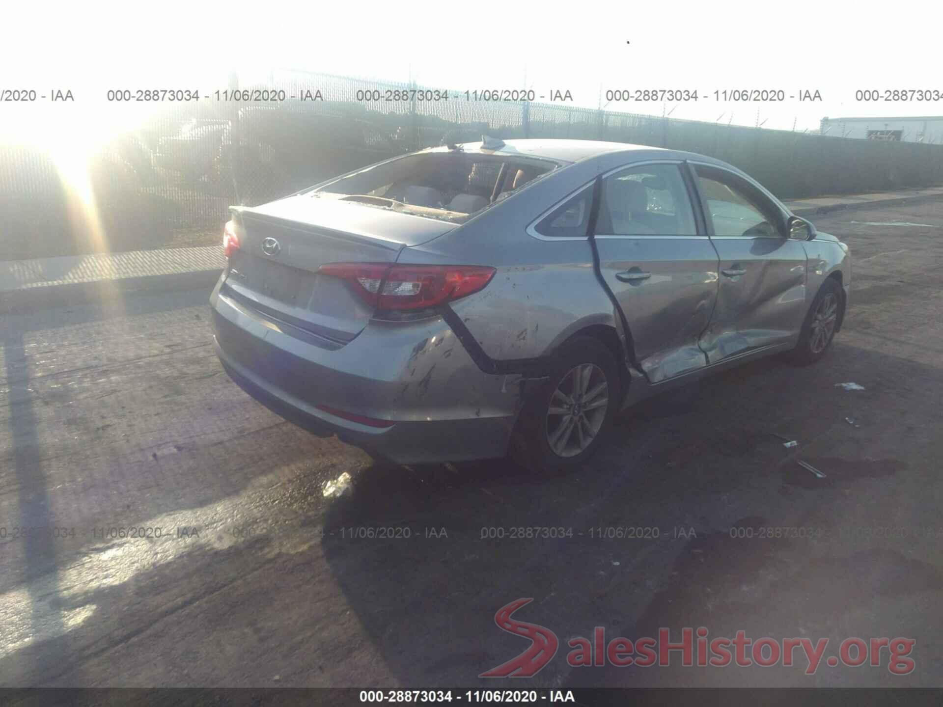 5NPE24AF4GH376501 2016 HYUNDAI SONATA