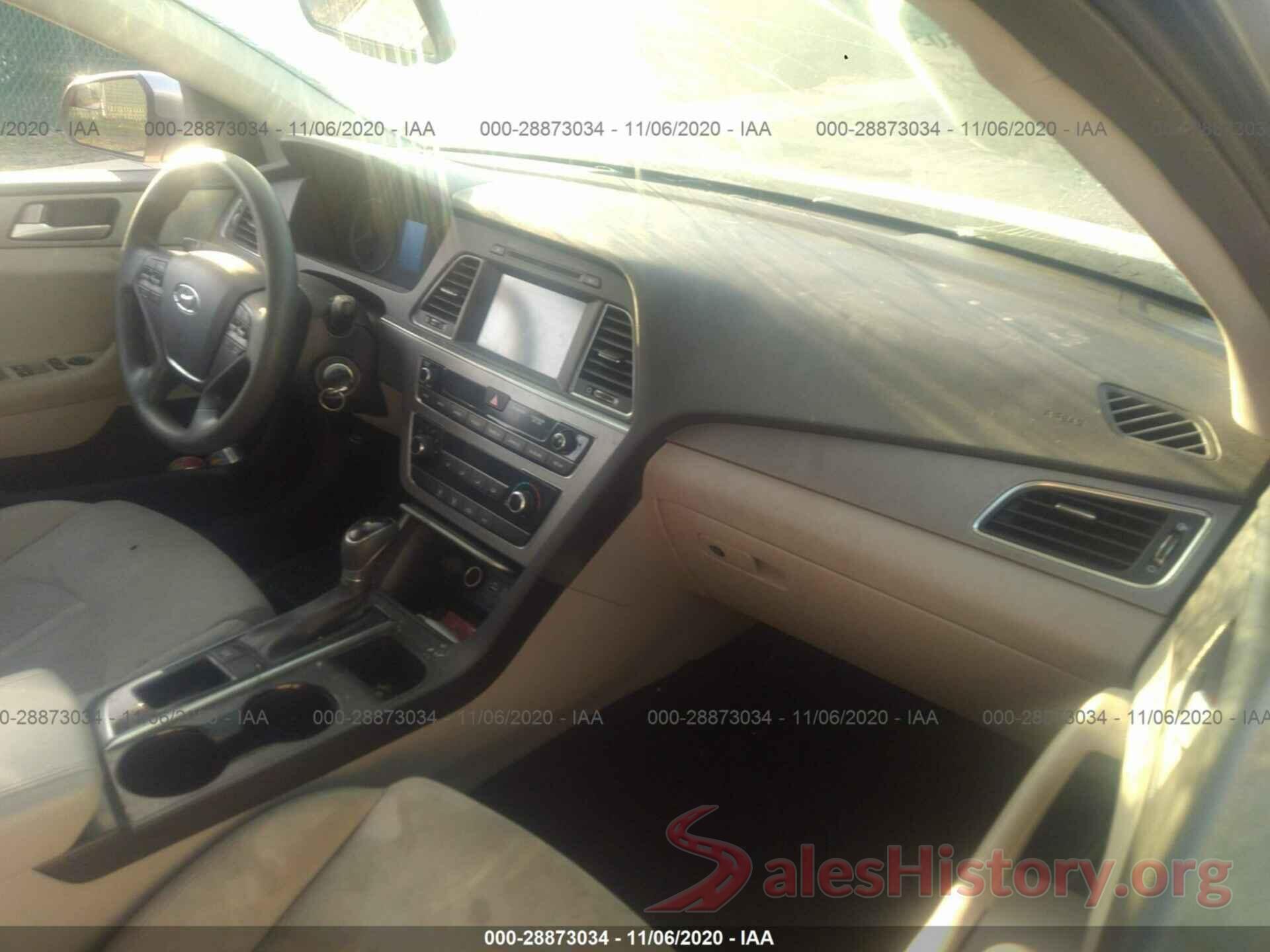 5NPE24AF4GH376501 2016 HYUNDAI SONATA