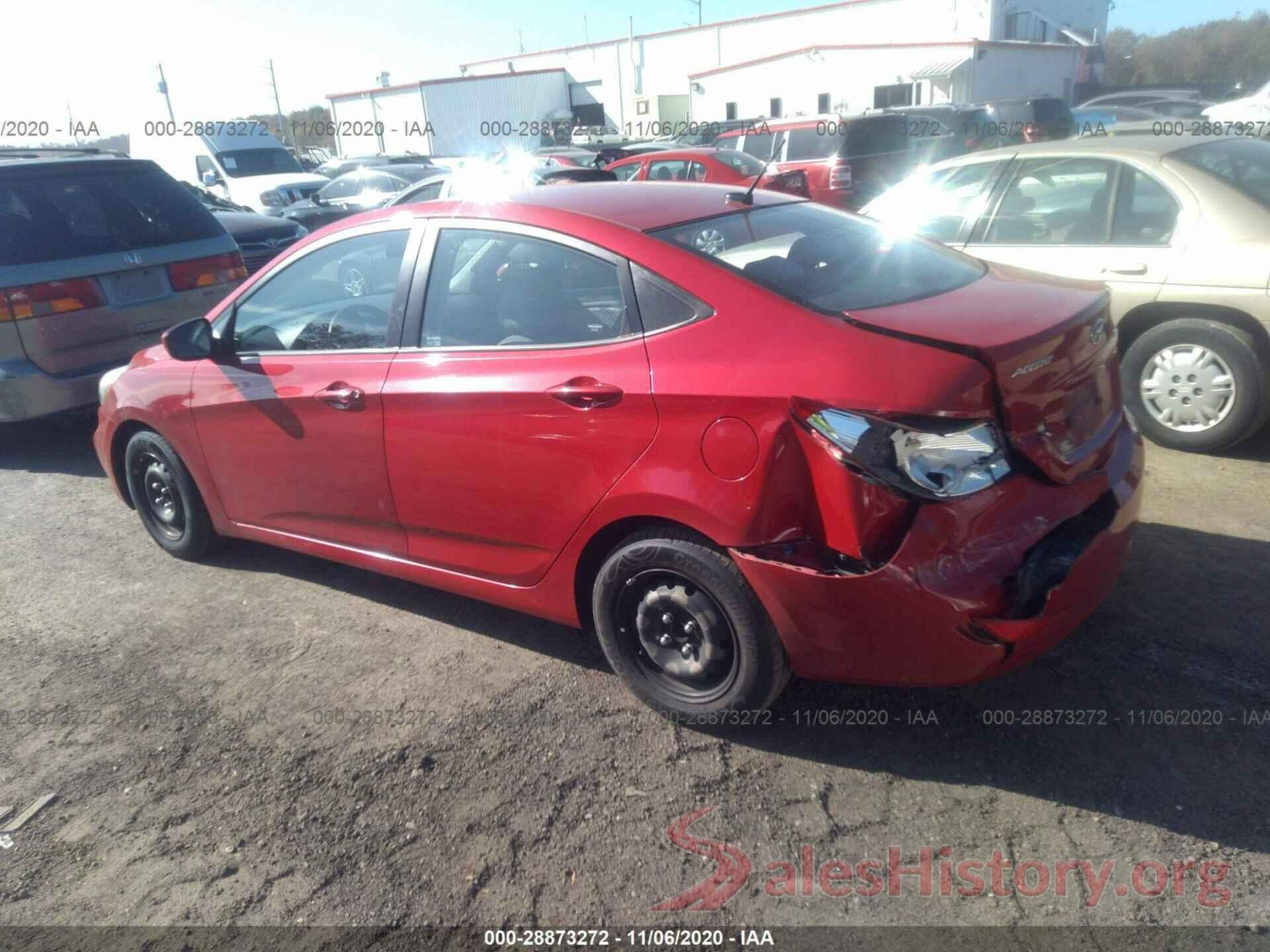 KMHCT4AE7GU963305 2016 HYUNDAI ACCENT