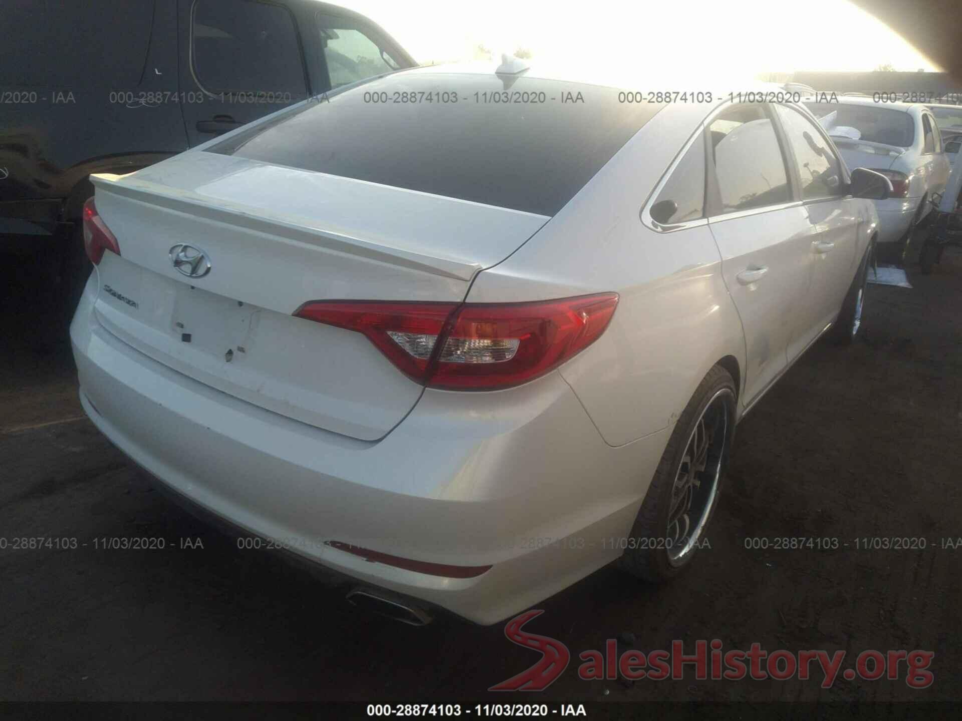 5NPE24AF3GH397548 2016 HYUNDAI SONATA