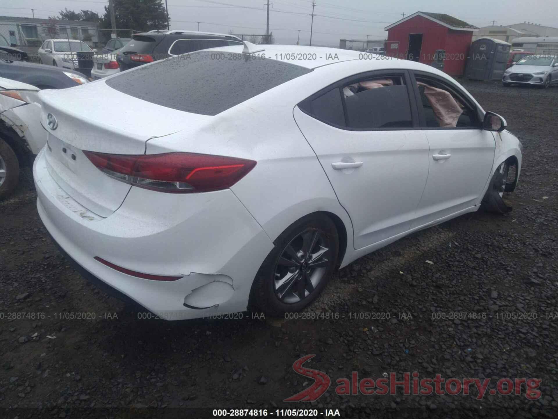 5NPD84LF6HH038364 2017 HYUNDAI ELANTRA