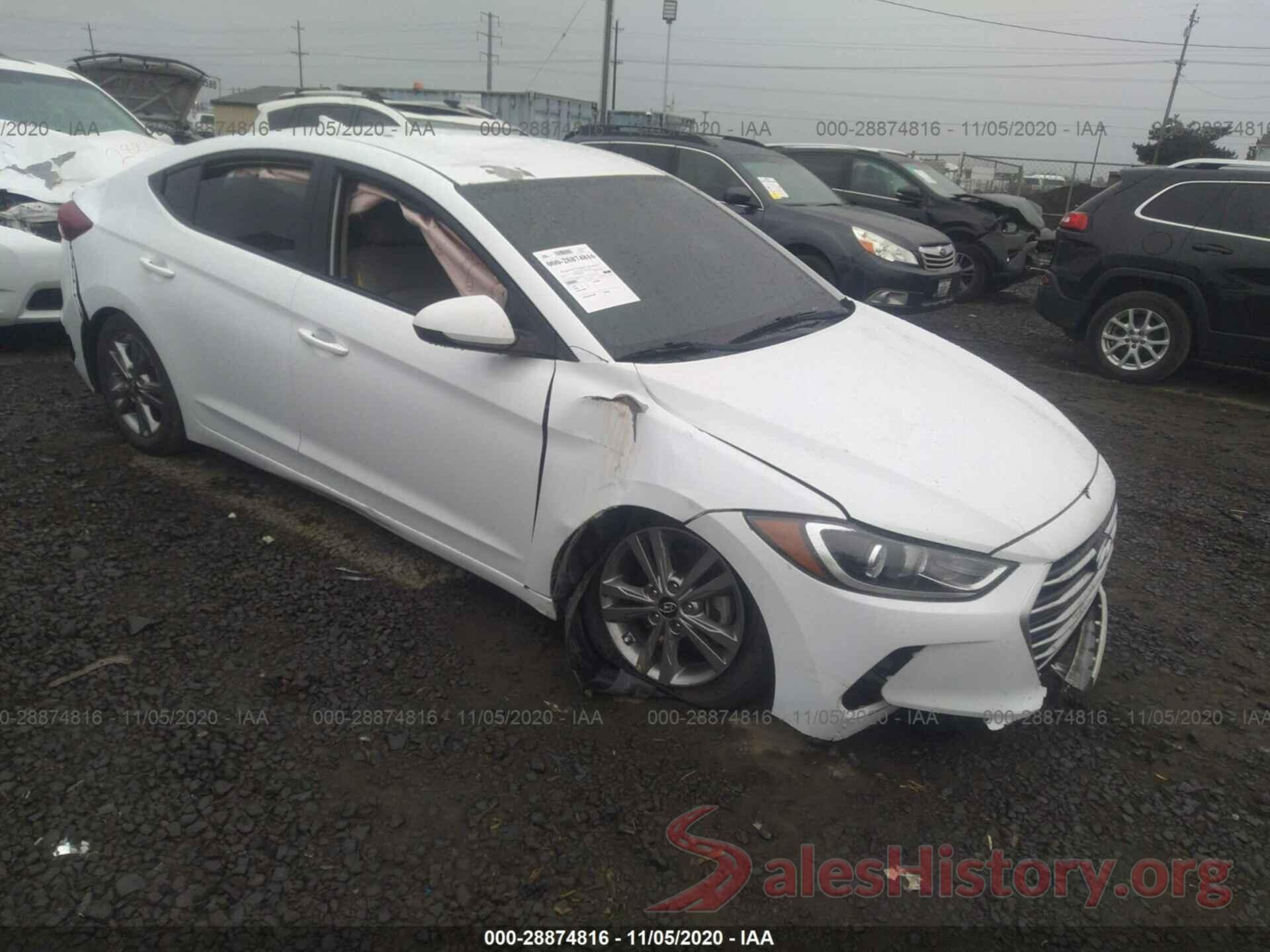 5NPD84LF6HH038364 2017 HYUNDAI ELANTRA