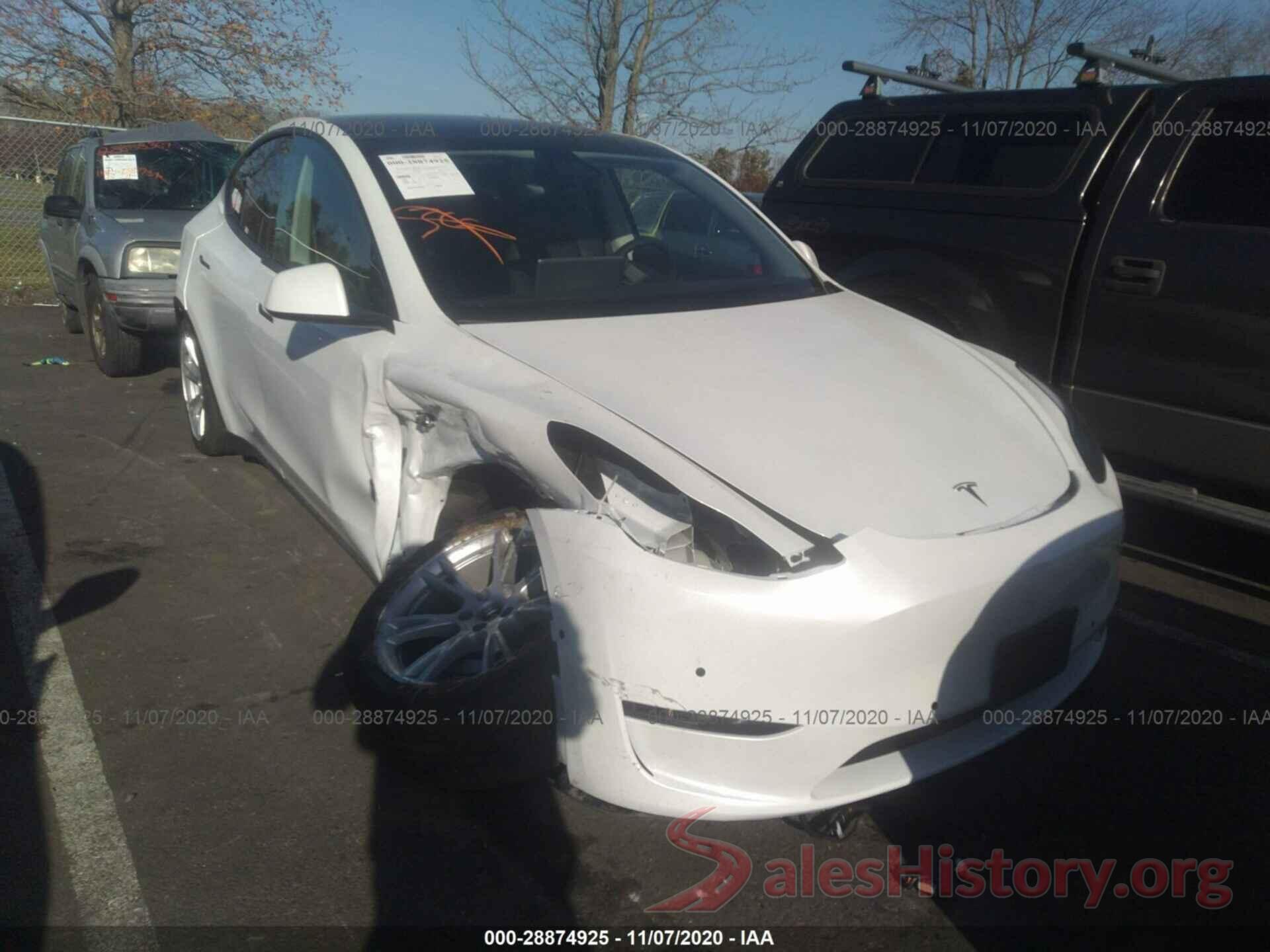 5YJYGDEE2LF043836 2020 TESLA MODEL Y