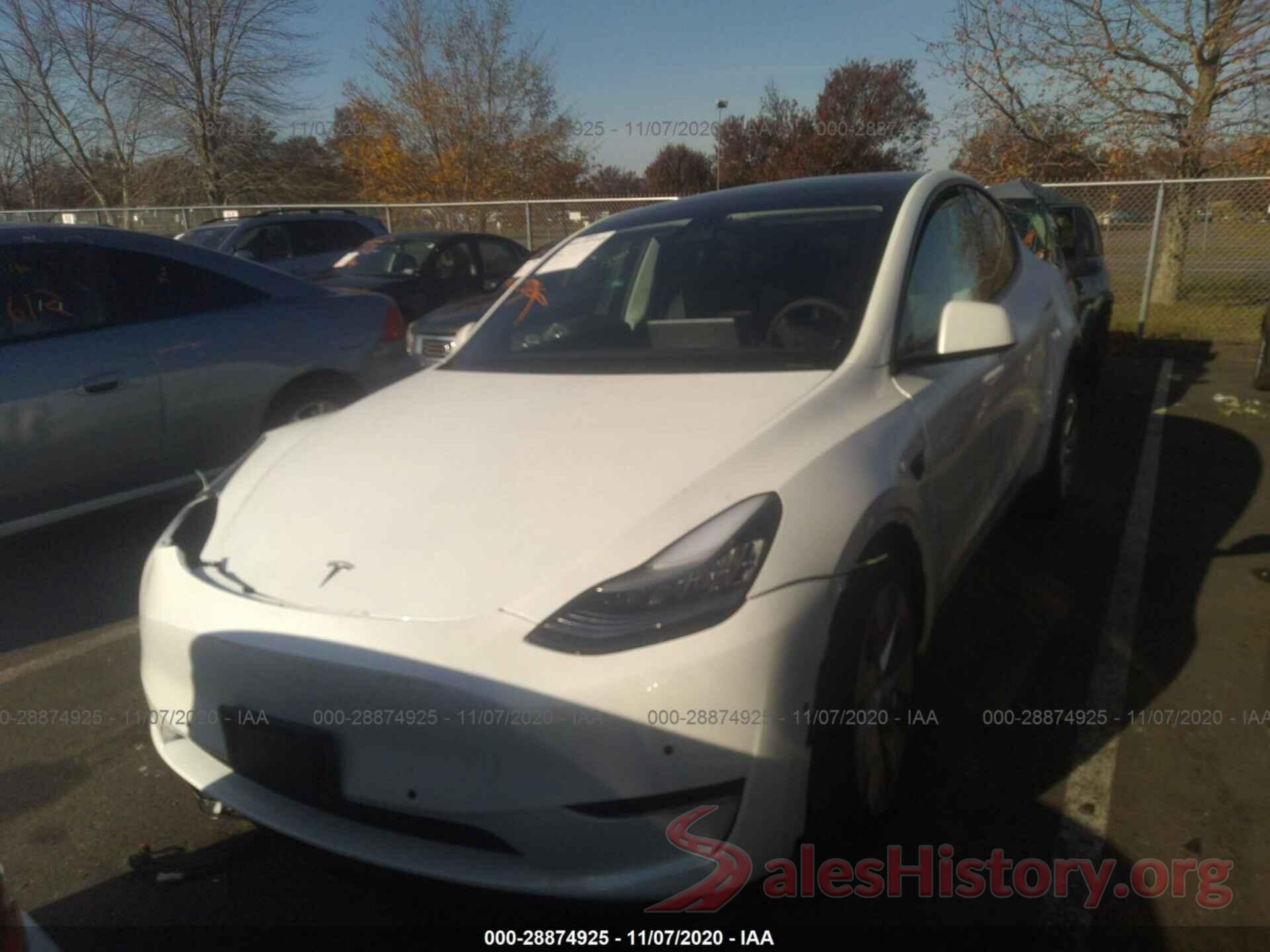 5YJYGDEE2LF043836 2020 TESLA MODEL Y